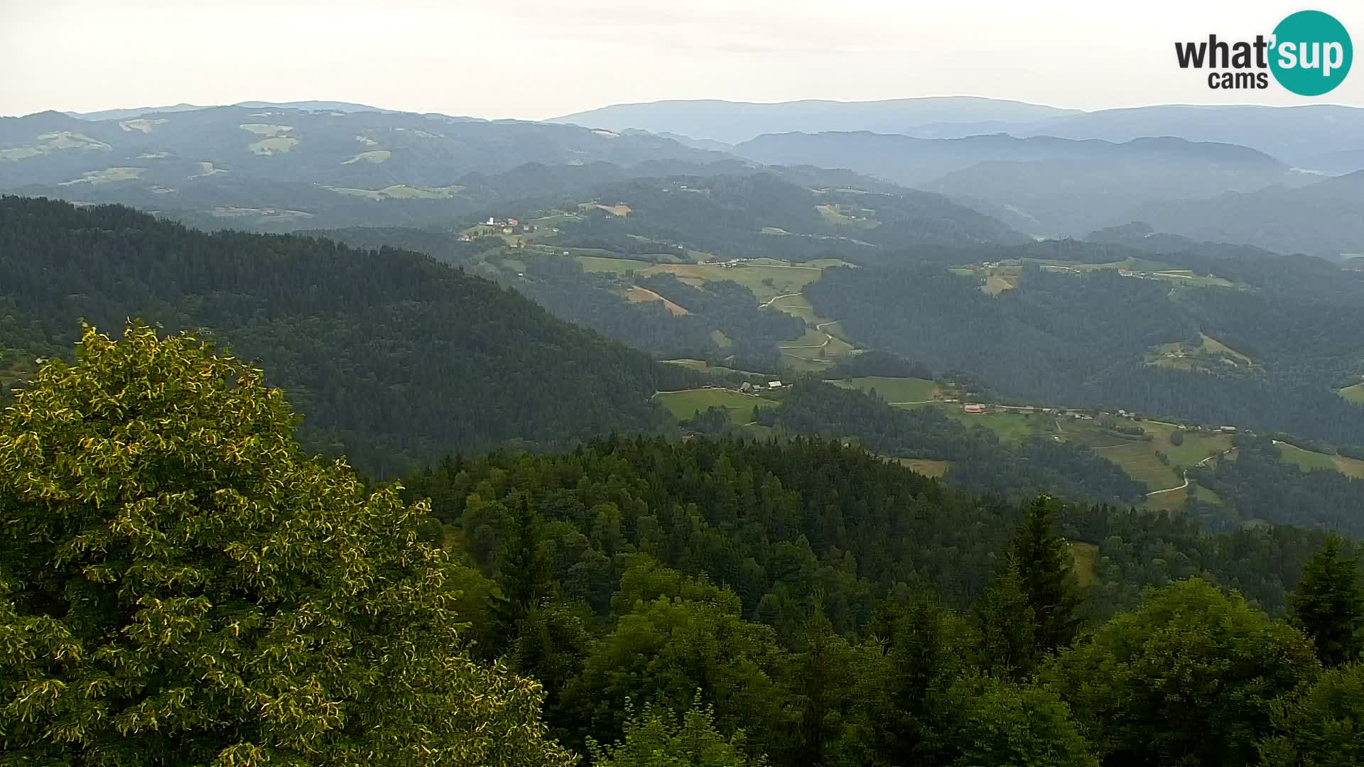 Webcam Kapunar | Monte Kapuna hacia Austria y Pohorje