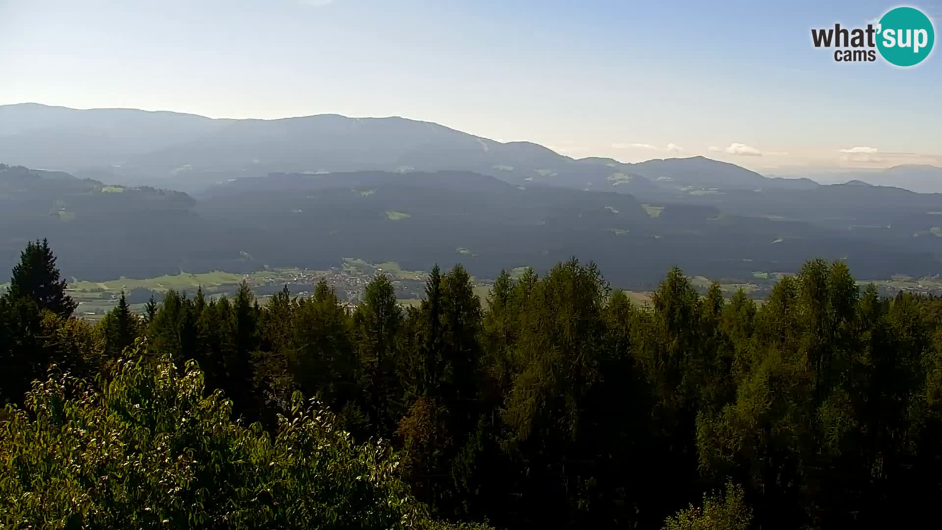 Webcam Kapunar | Monte Kapuna hacia Austria y Pohorje