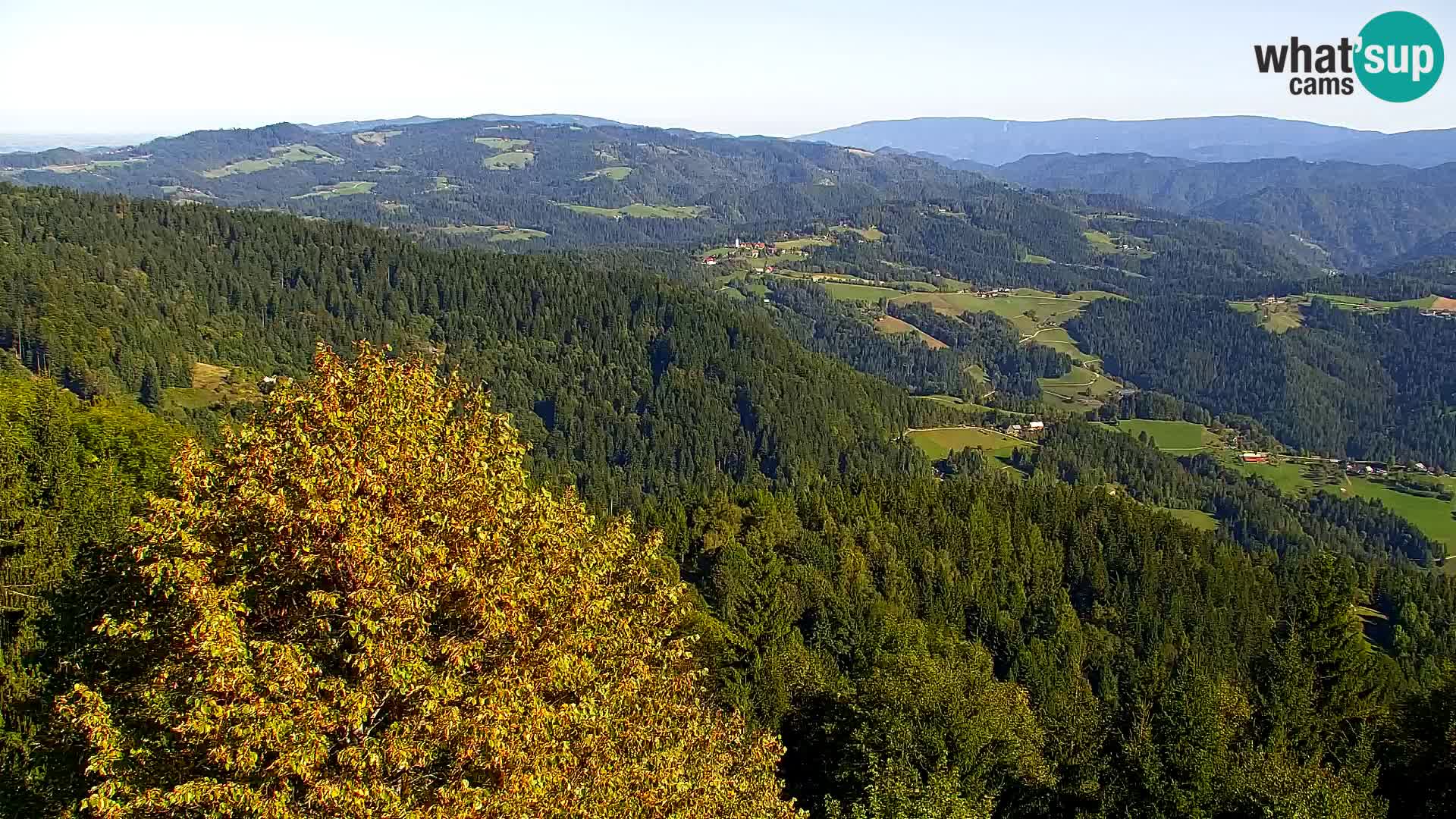 Webcam Kapunar | Monte Kapuna hacia Austria y Pohorje