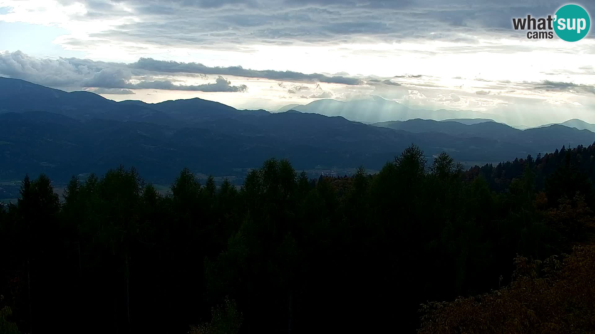 Webcam Kapunar | Monte Kapuna hacia Austria y Pohorje