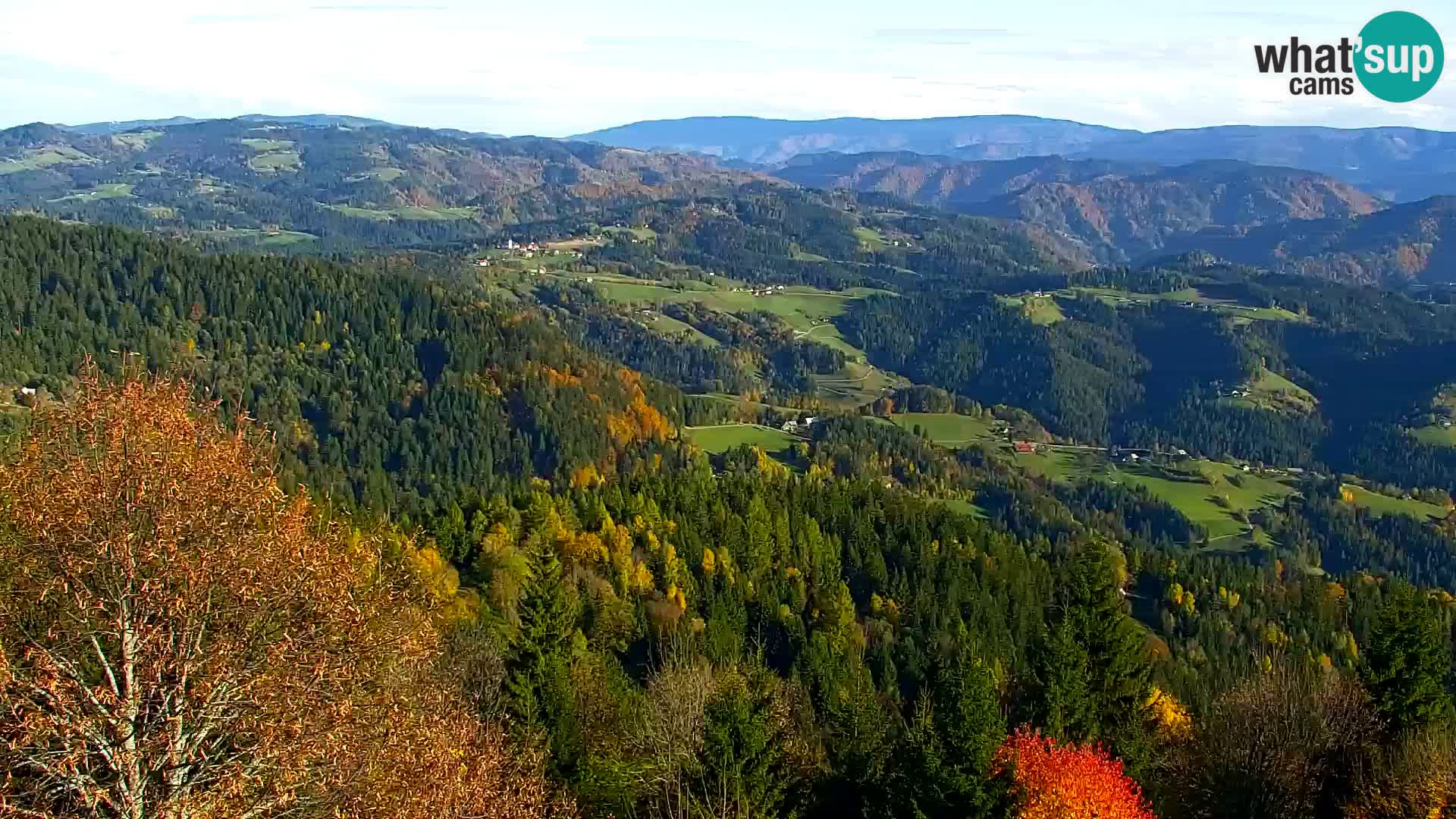 Webcam Kapunar | Monte Kapuna hacia Austria y Pohorje
