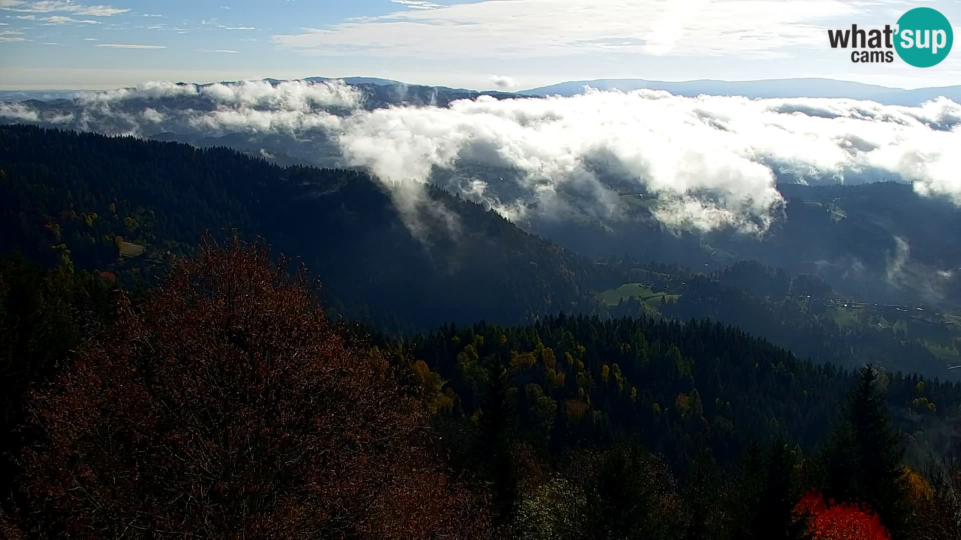 Webcam Kapunar | Monte Kapuna hacia Austria y Pohorje