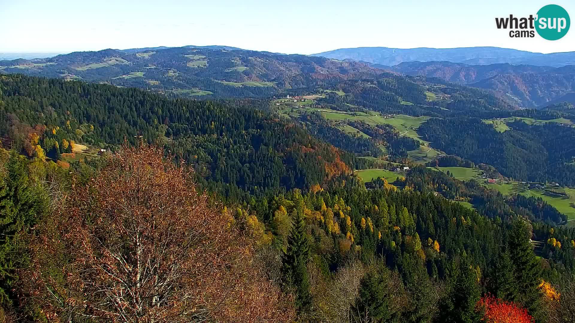 Webcam Kapunar | Monte Kapuna hacia Austria y Pohorje