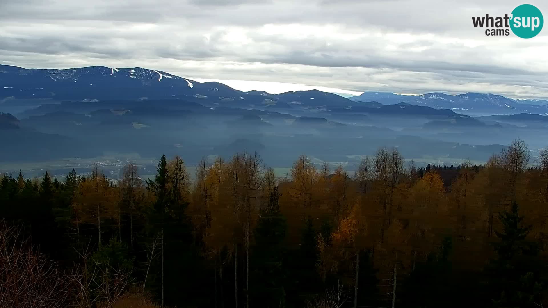 Webcam Kapunar | Monte Kapuna hacia Austria y Pohorje