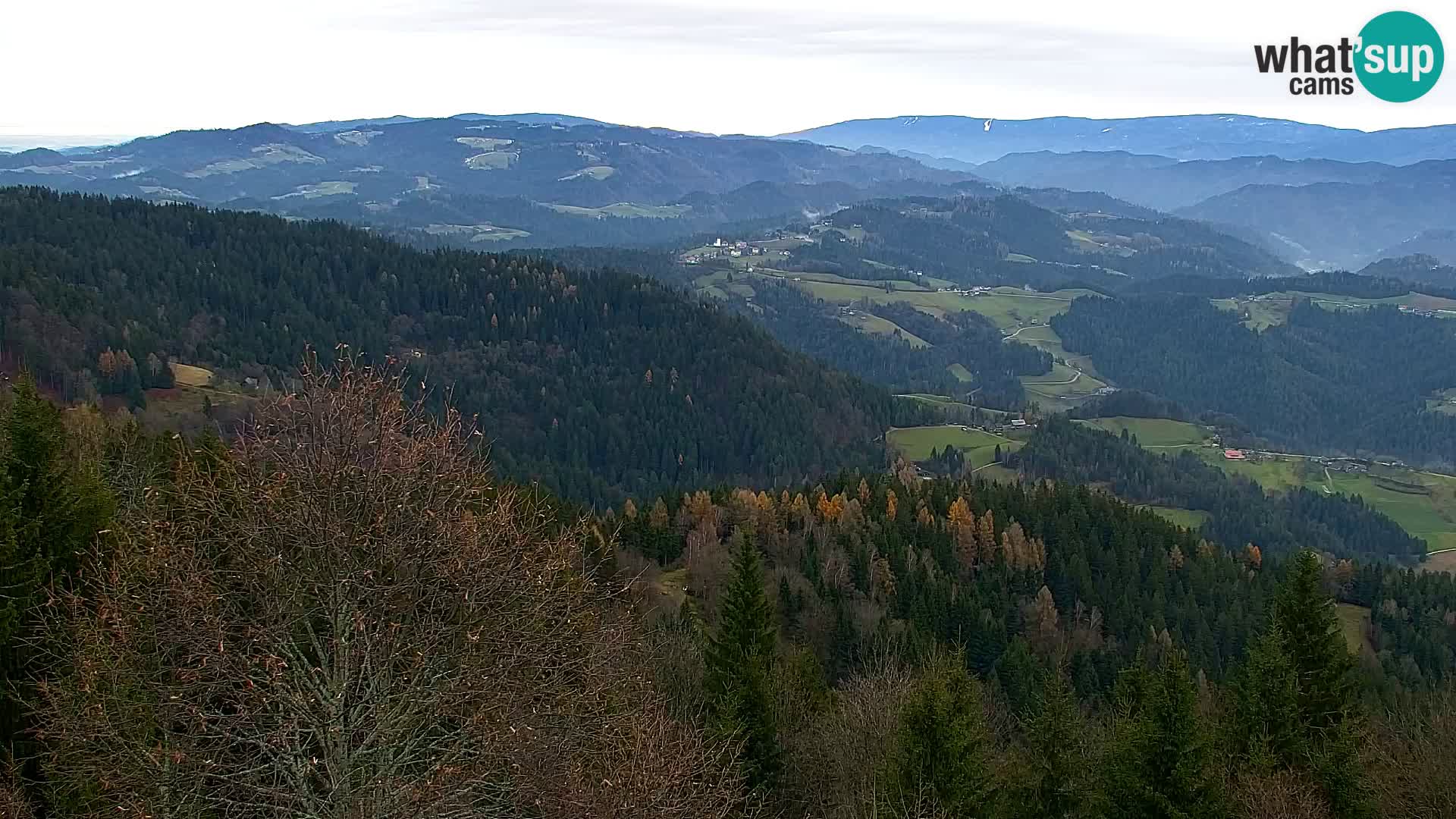 Webcam Kapunar | Monte Kapuna hacia Austria y Pohorje