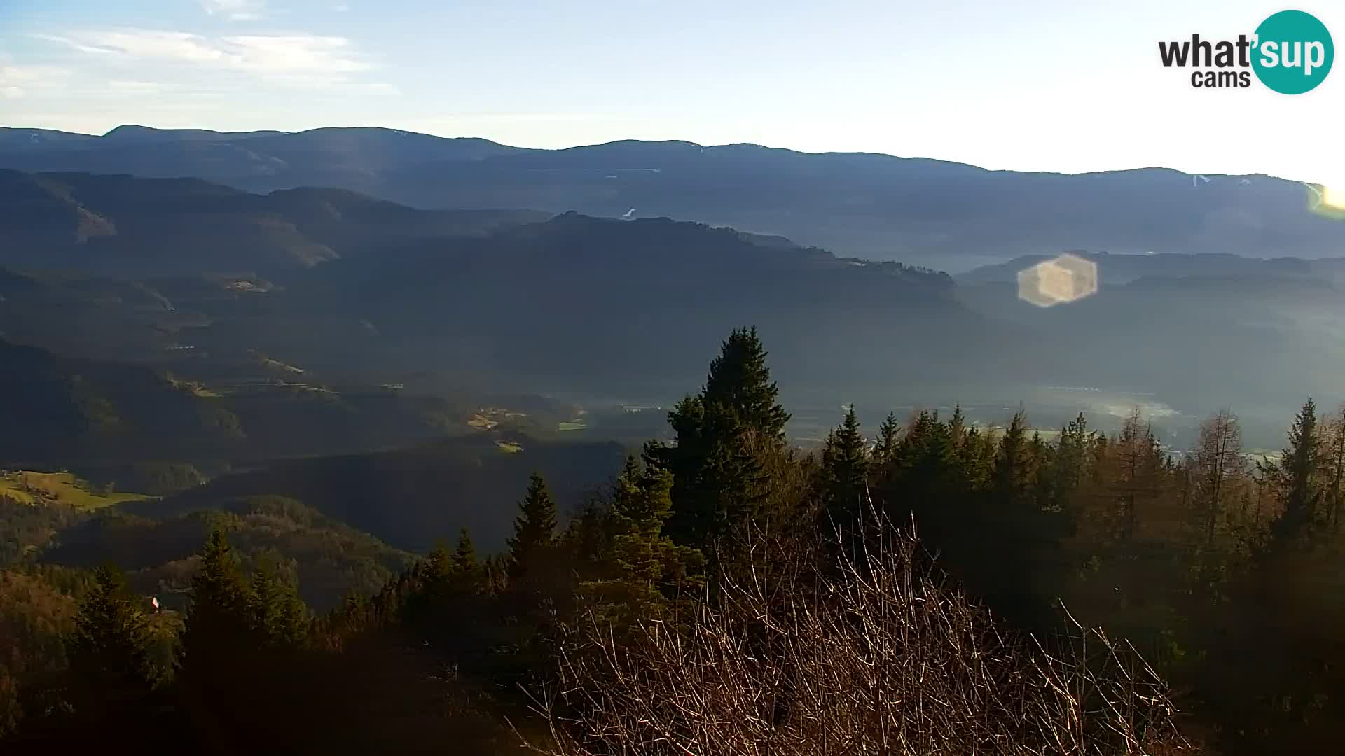 Webcam Kapunar | Monte Kapuna hacia Austria y Pohorje