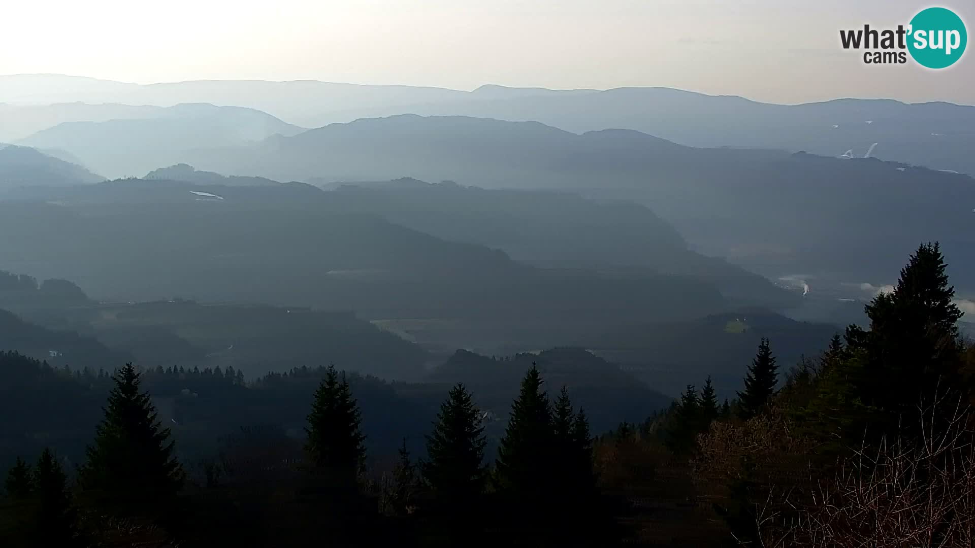 Webcam Kapunar | Monte Kapuna hacia Austria y Pohorje