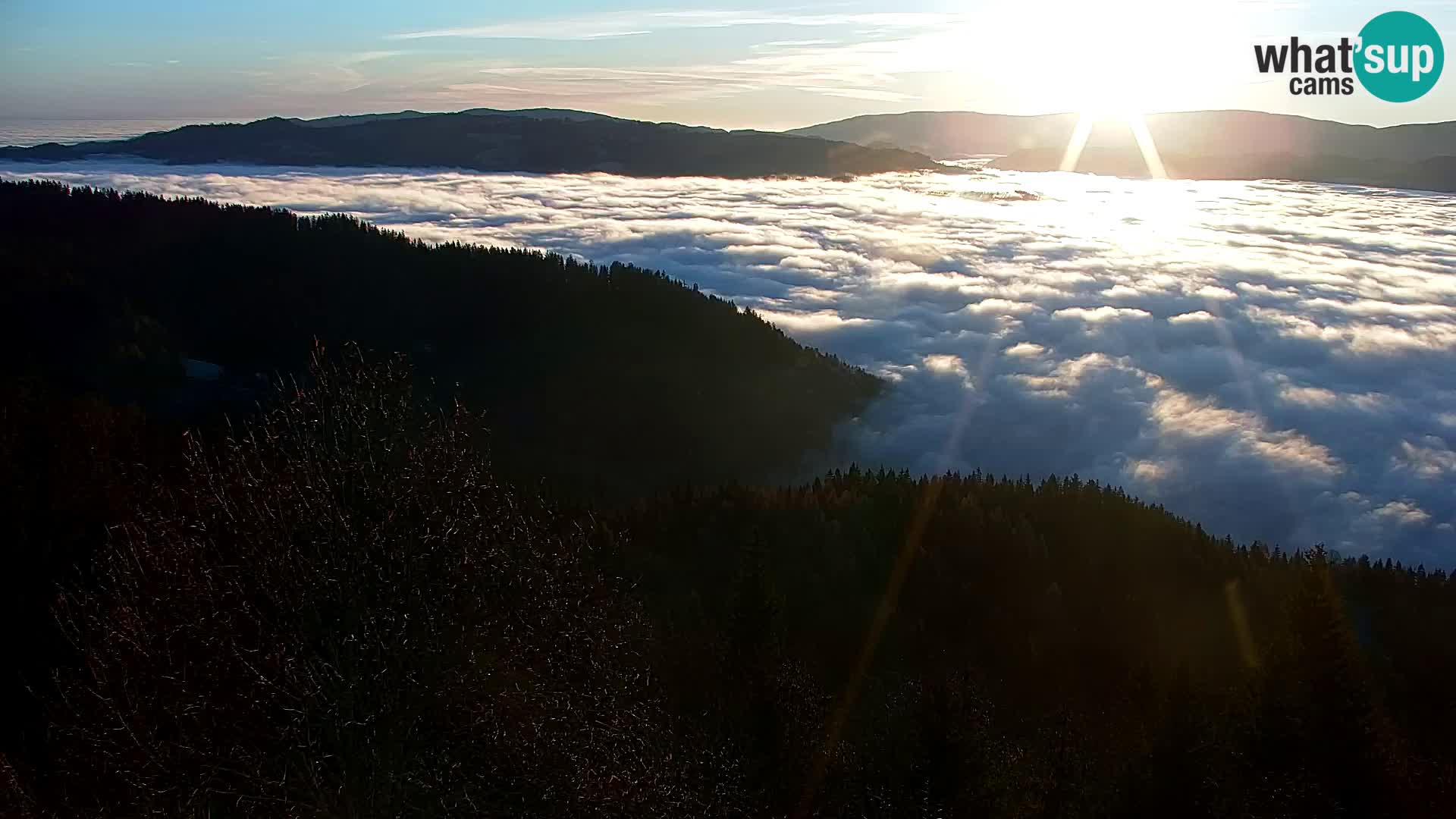Webcam Kapunar | Monte Kapuna hacia Austria y Pohorje