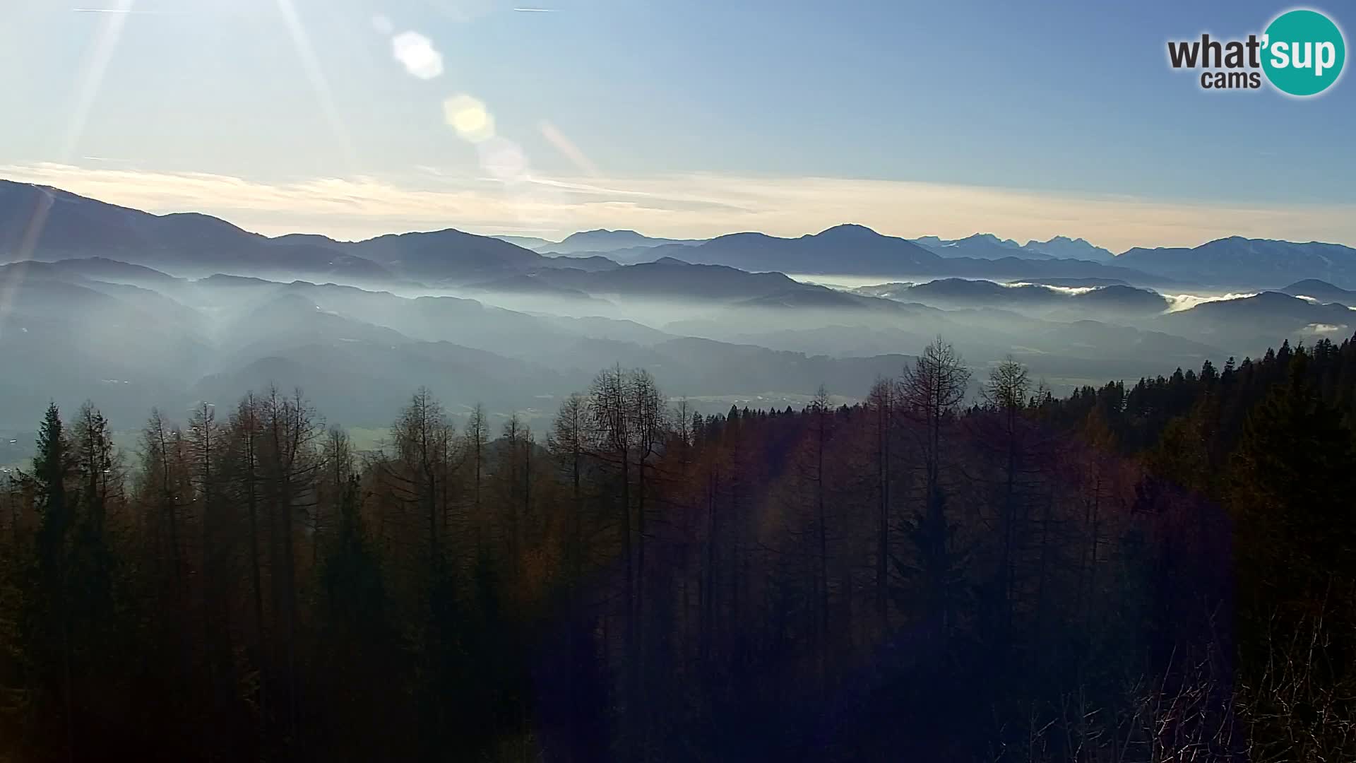 Webcam Kapunar | Monte Kapuna hacia Austria y Pohorje
