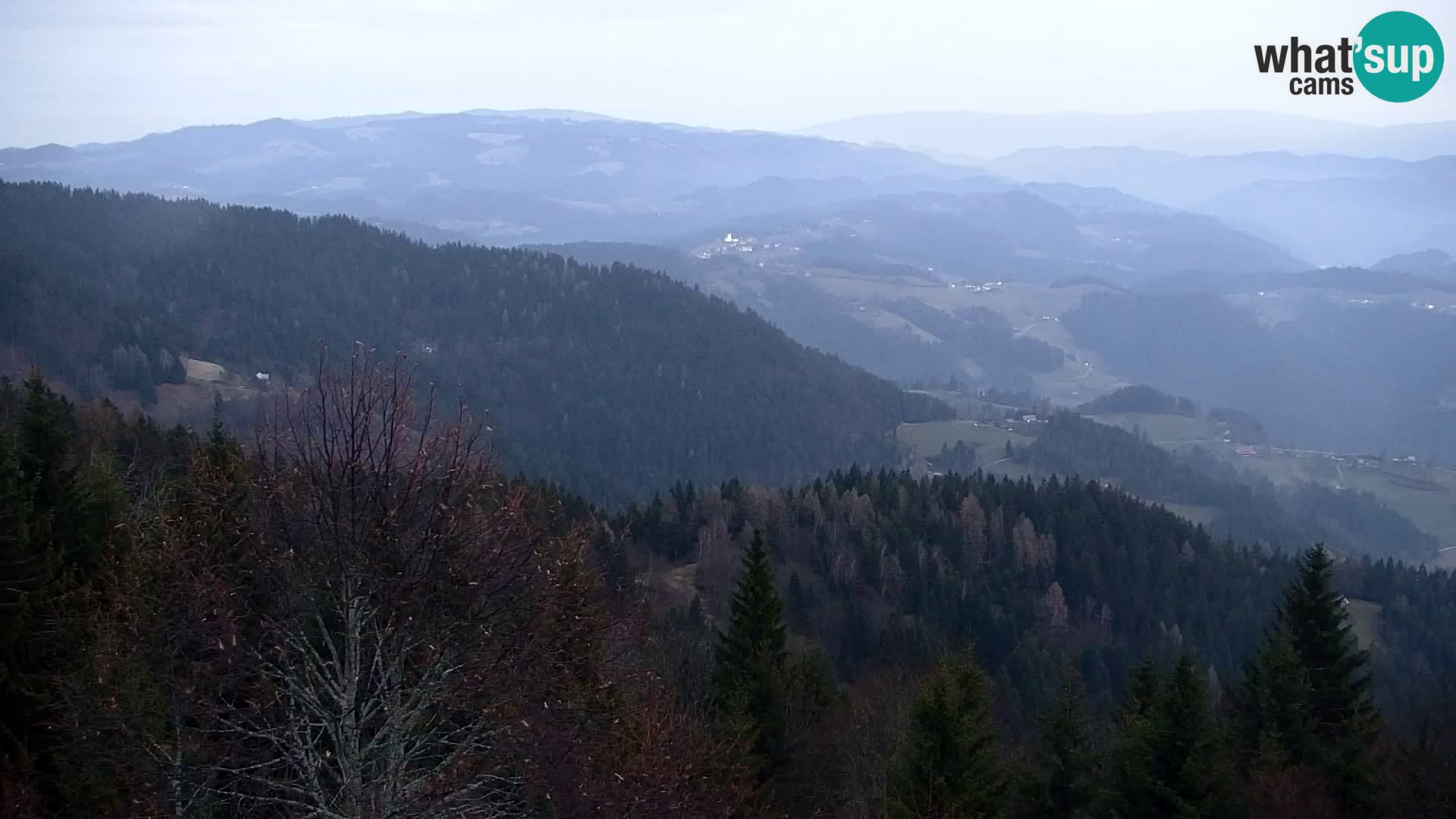 Webcam Kapunar | Monte Kapuna hacia Austria y Pohorje