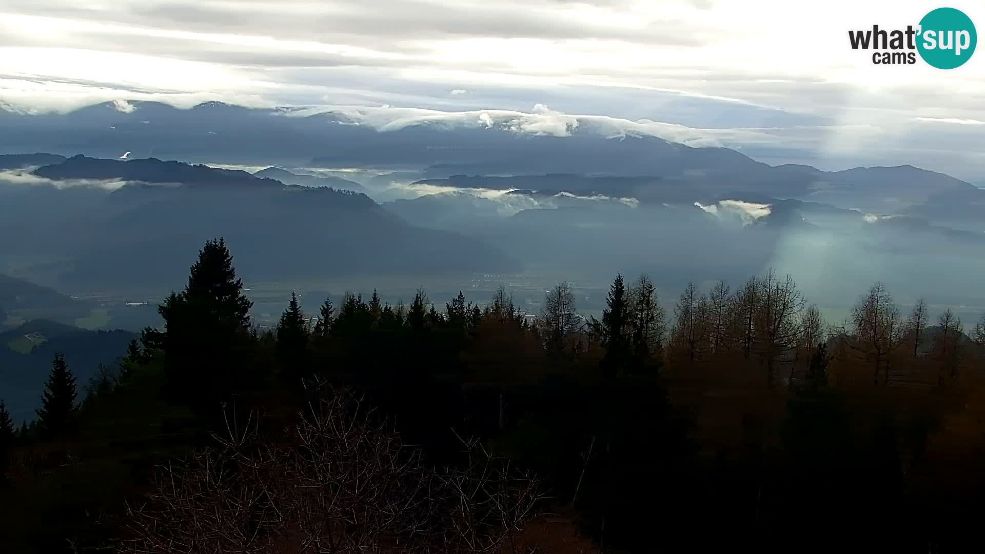 Webcam Kapunar | Monte Kapuna hacia Austria y Pohorje