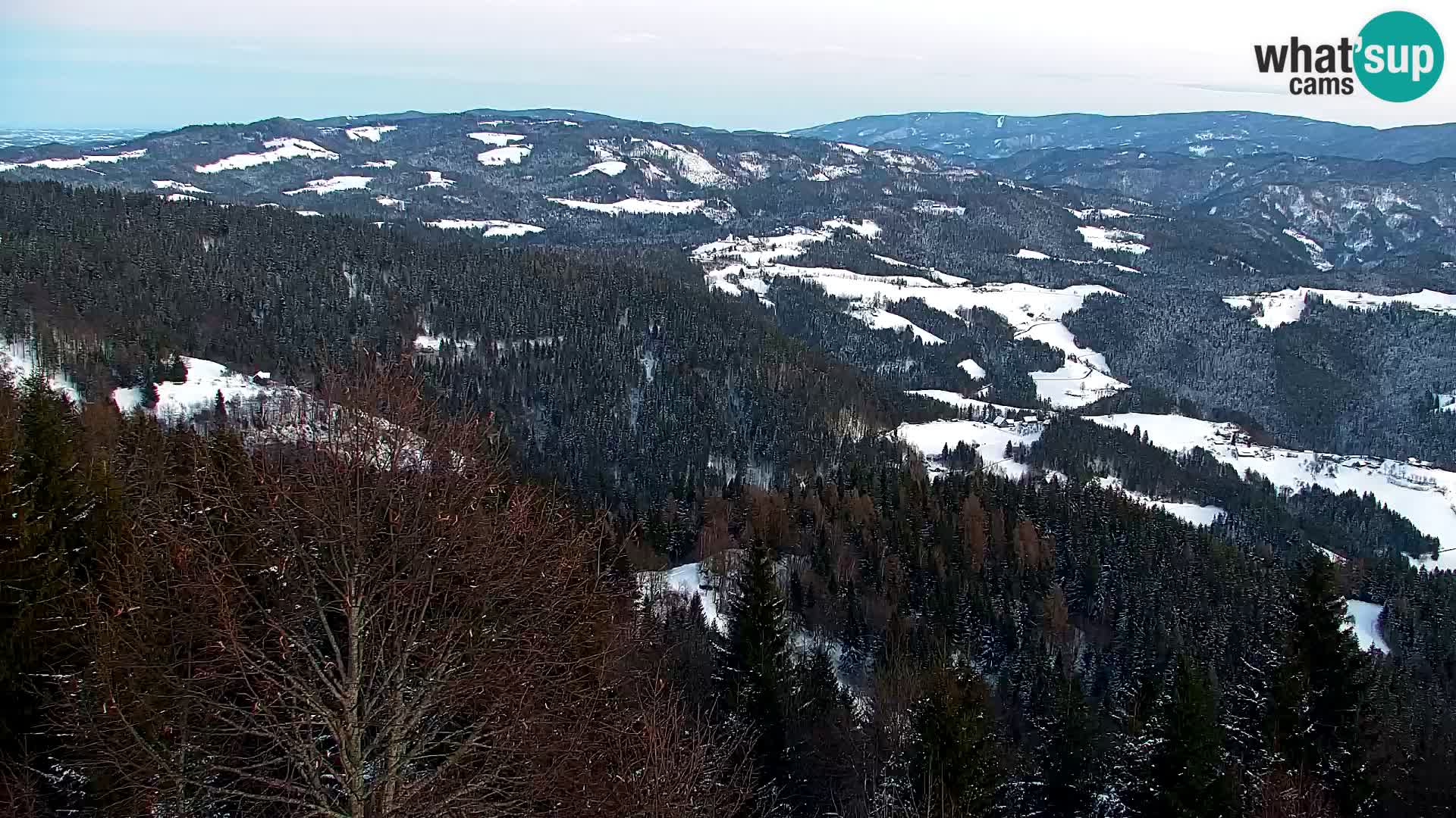 Webcam Kapunar | Monte Kapuna hacia Austria y Pohorje