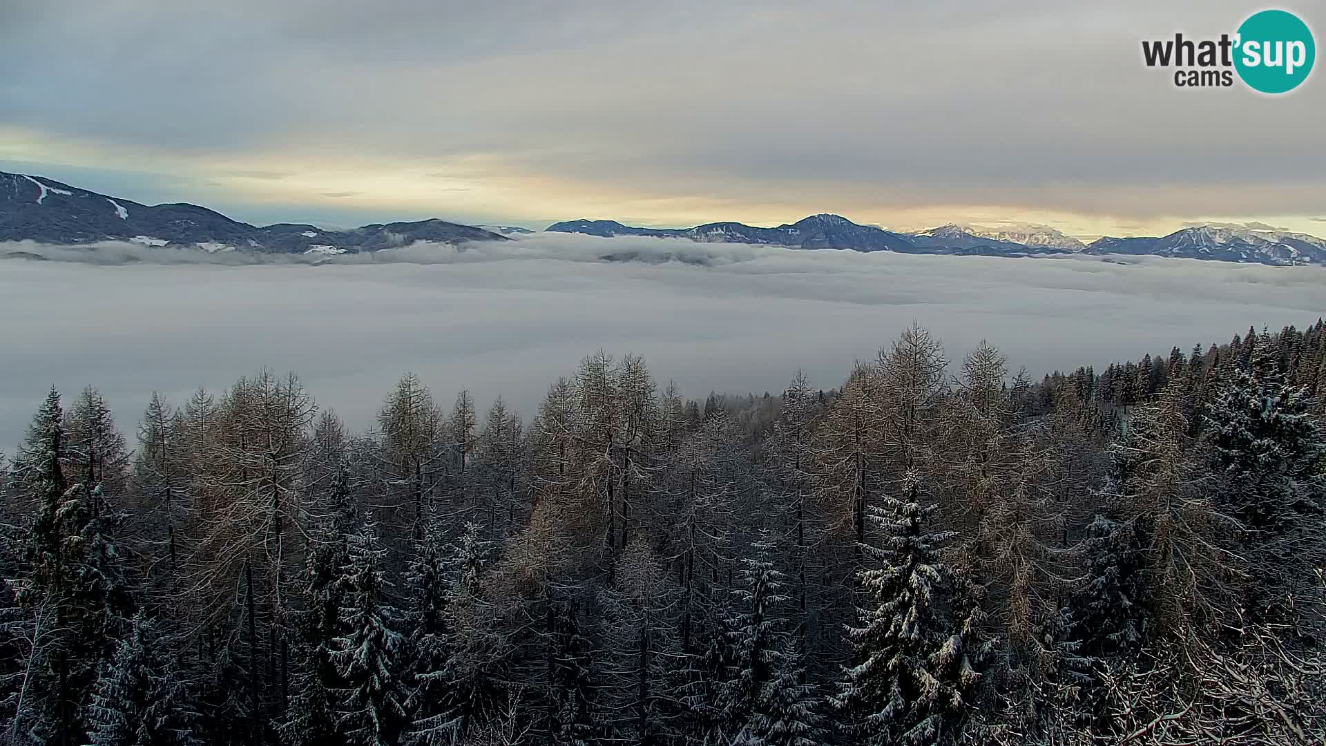Webcam Kapunar | Monte Kapuna hacia Austria y Pohorje