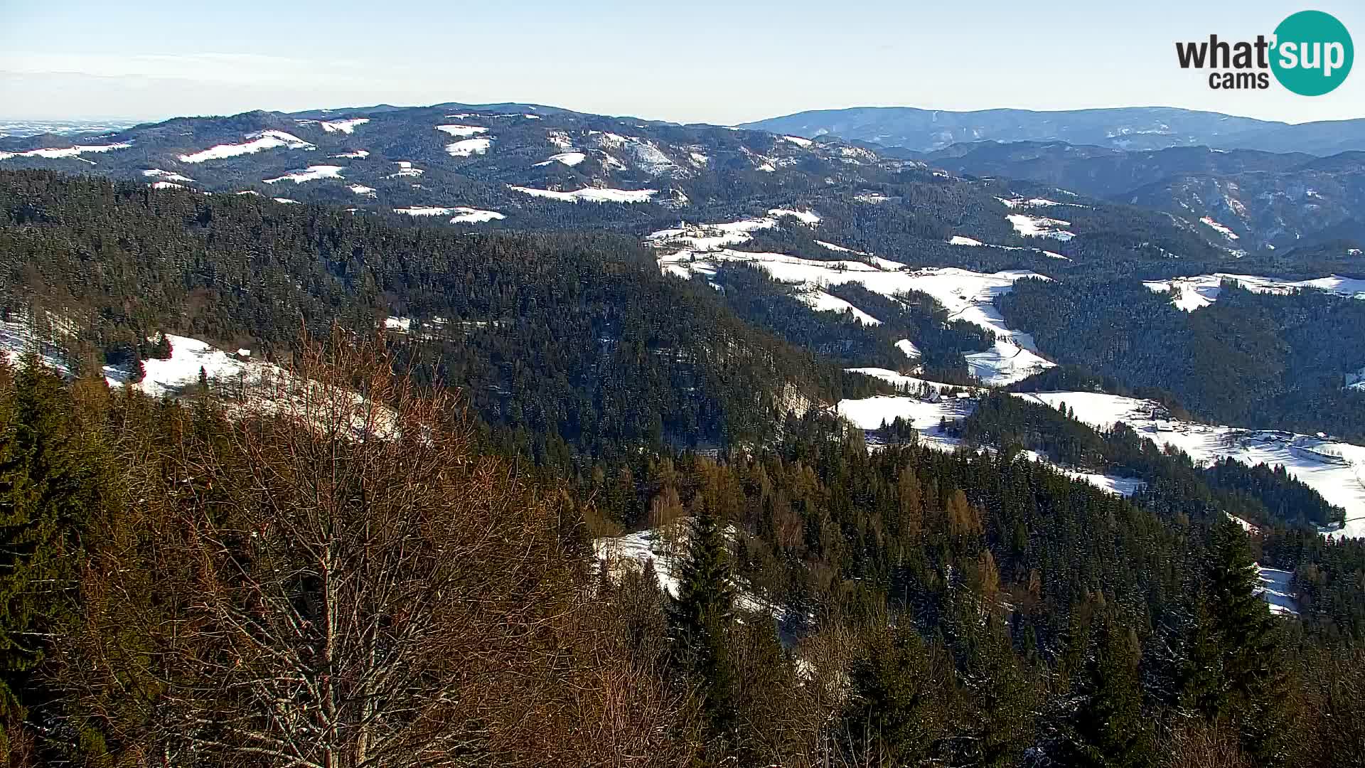 Webcam Kapunar | Monte Kapuna hacia Austria y Pohorje