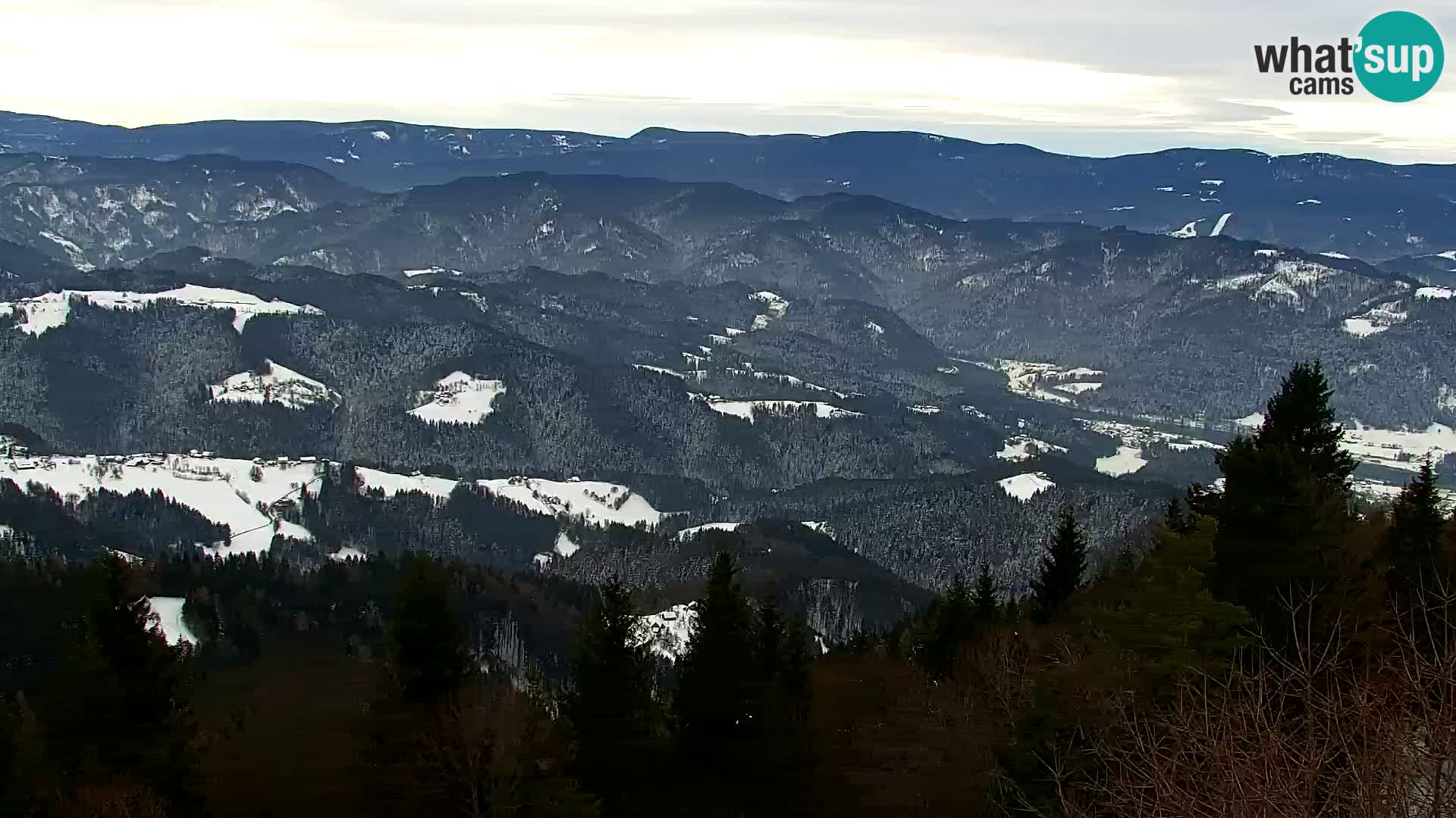 Webcam Kapunar | Monte Kapuna hacia Austria y Pohorje