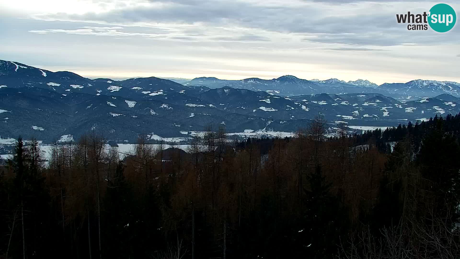 Webcam Kapunar | Monte Kapuna hacia Austria y Pohorje