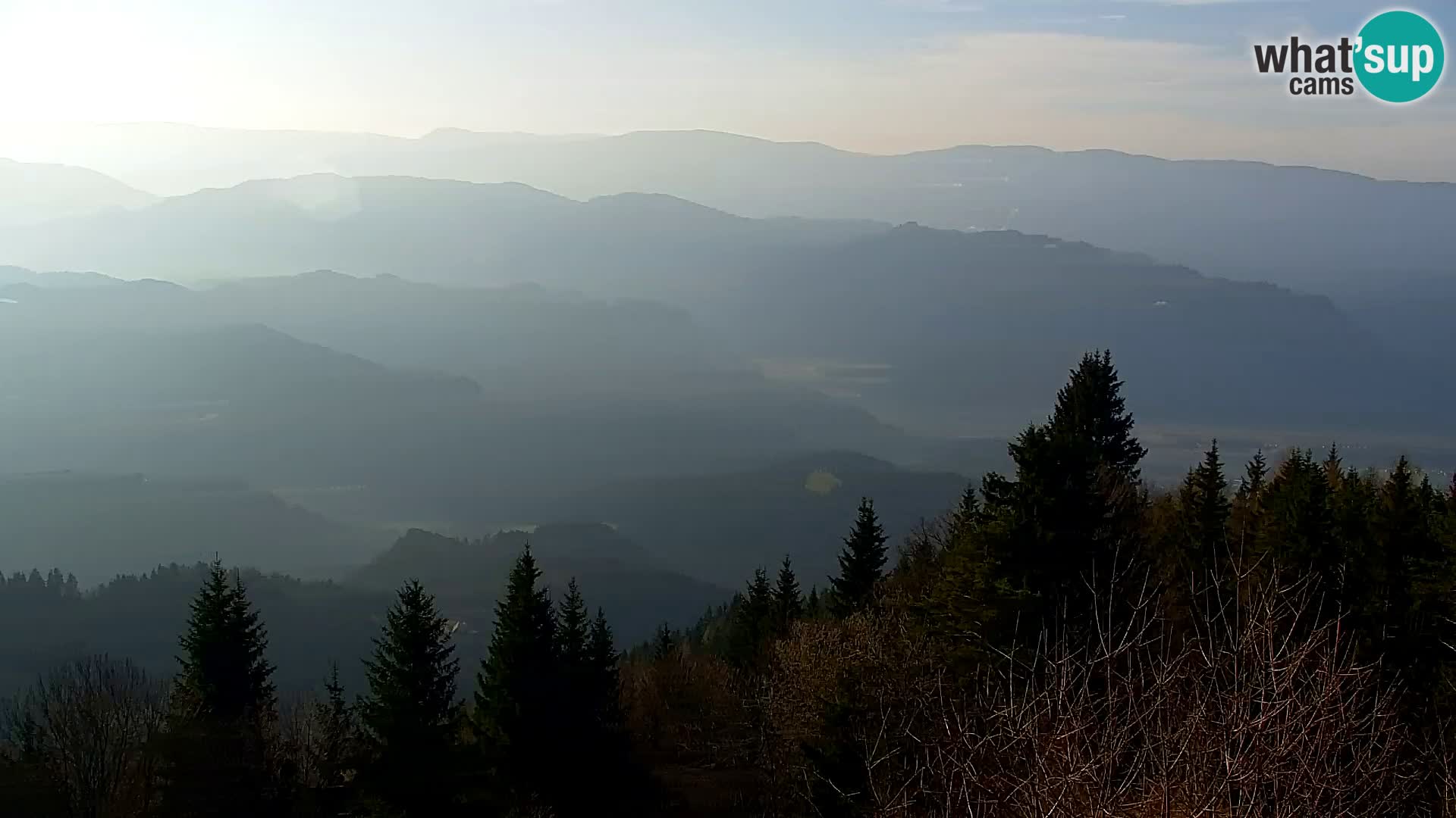 Webcam Kapunar | Monte Kapuna hacia Austria y Pohorje