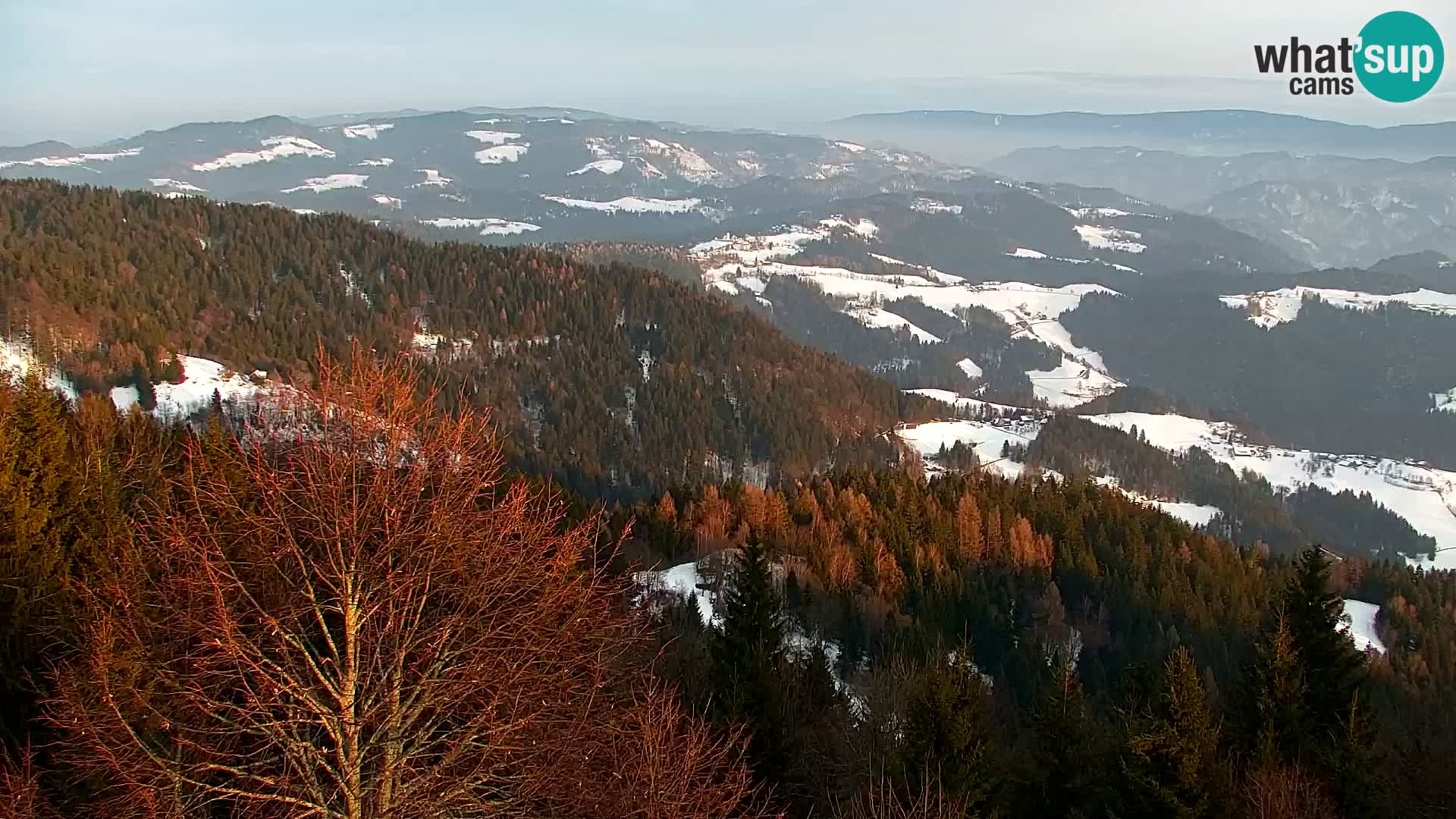 Webcam Kapunar | Monte Kapuna hacia Austria y Pohorje