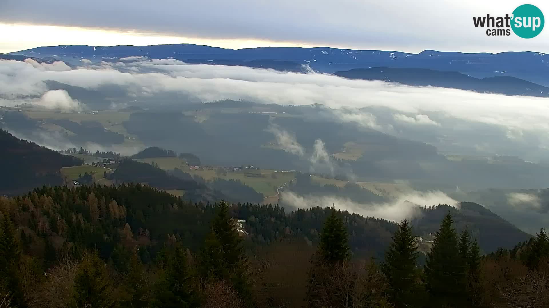 Webcam Kapunar | Monte Kapuna hacia Austria y Pohorje