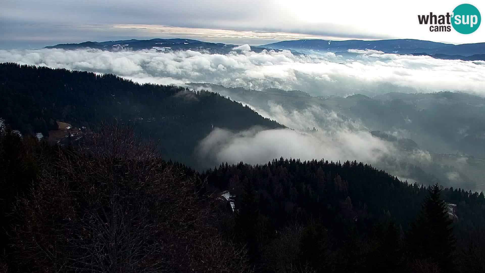 Webcam Kapunar | Monte Kapuna hacia Austria y Pohorje