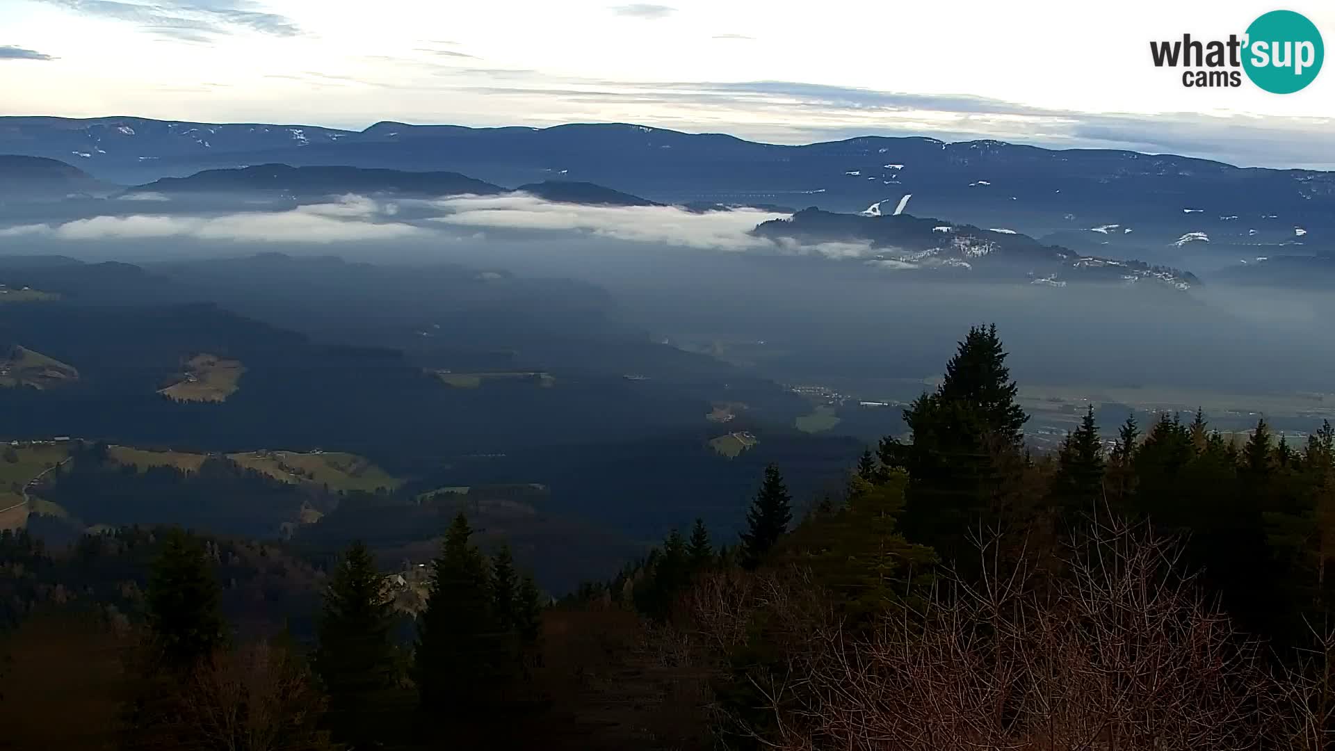 Webcam Kapunar | Monte Kapuna hacia Austria y Pohorje
