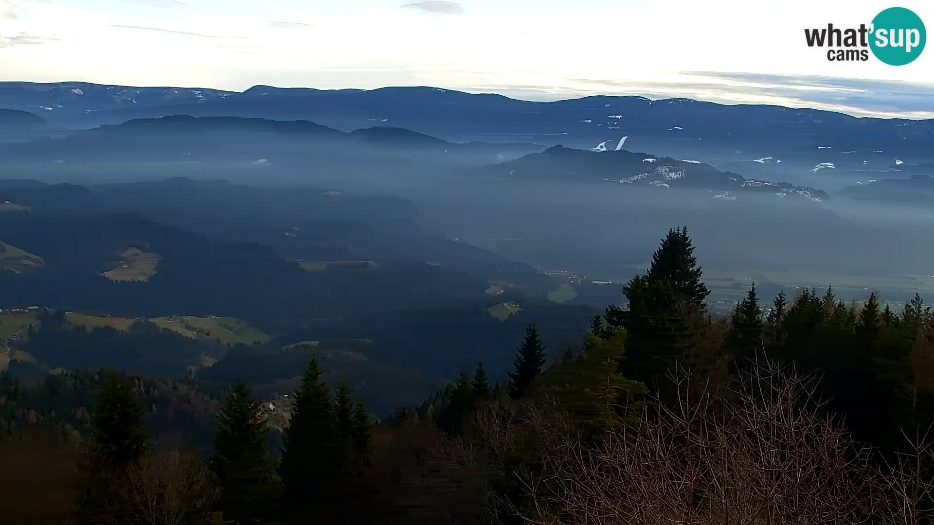 Webcam Kapunar | Monte Kapuna hacia Austria y Pohorje