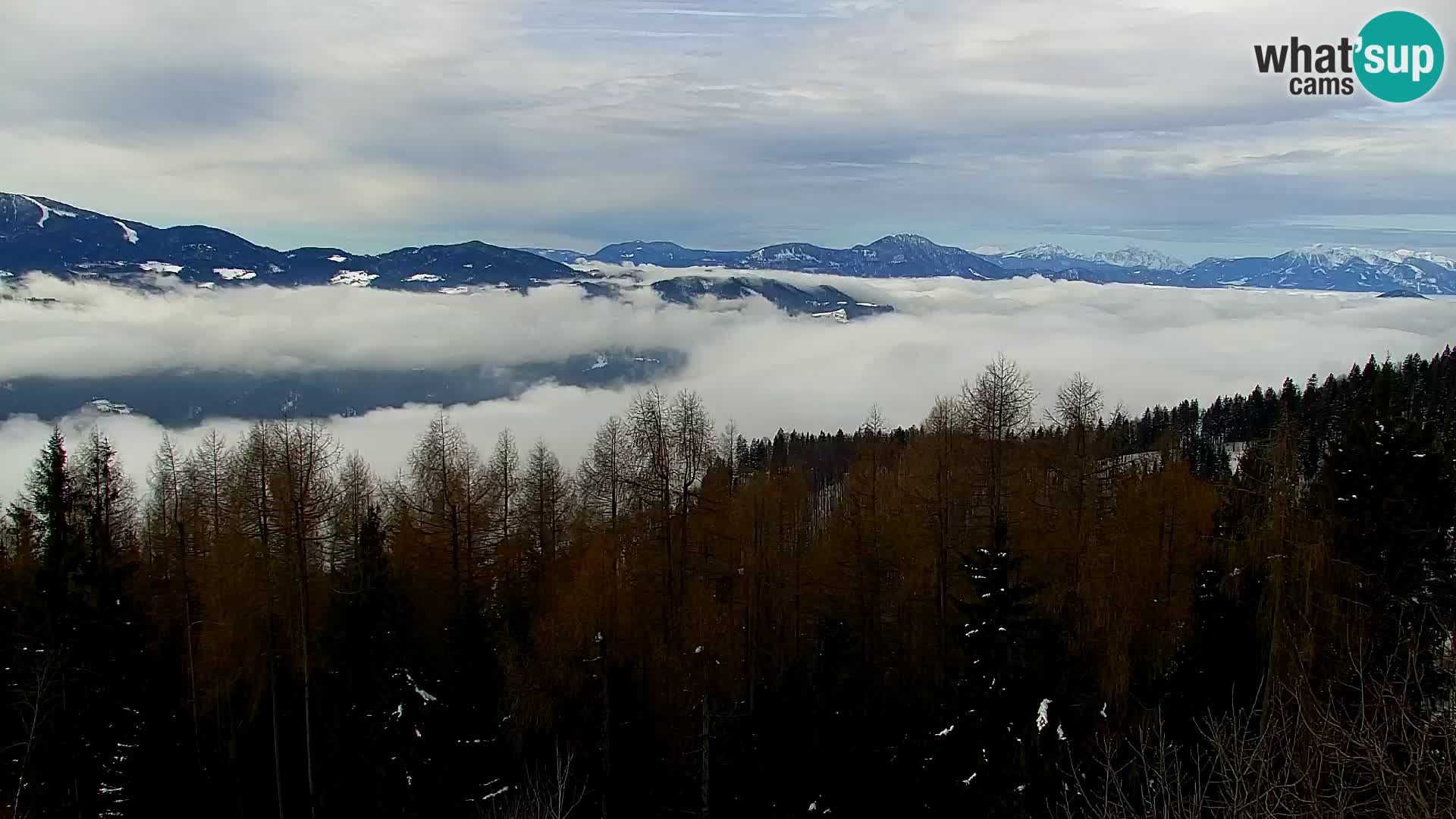 Webcam Kapunar | Monte Kapuna hacia Austria y Pohorje