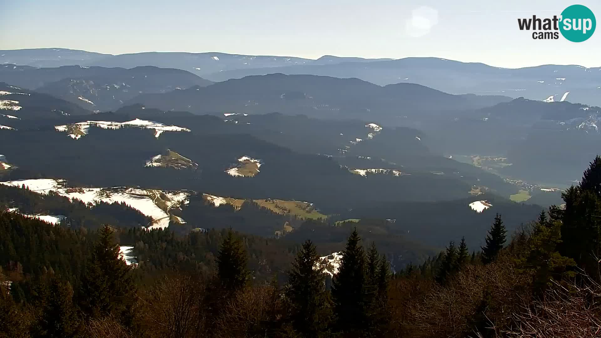 Webcam Kapunar | Monte Kapuna hacia Austria y Pohorje