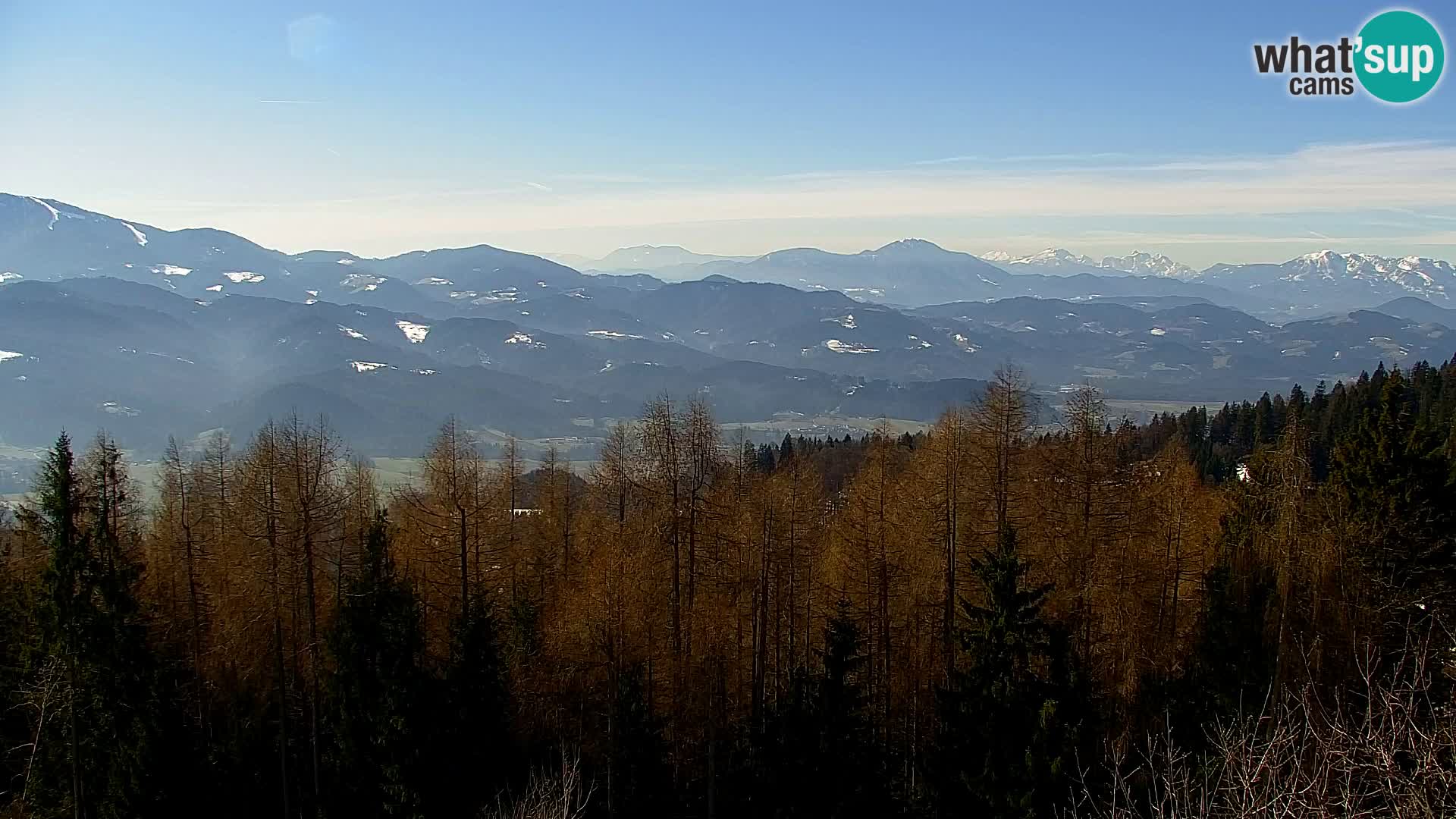 Webcam Kapunar | Monte Kapuna hacia Austria y Pohorje