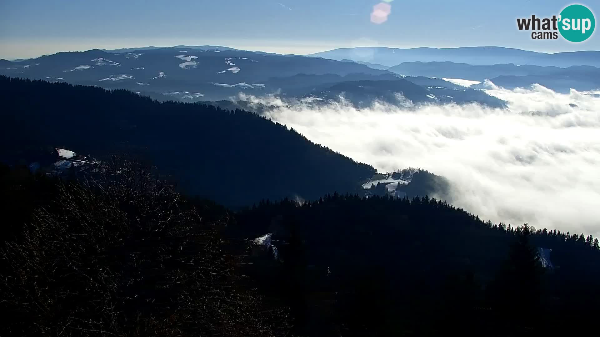Webcam Kapunar | Monte Kapuna hacia Austria y Pohorje