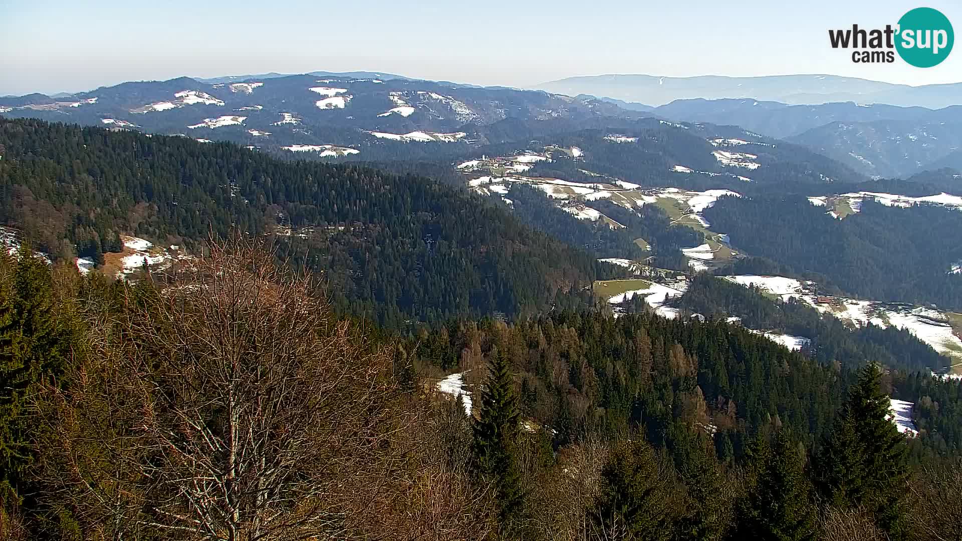 Webcam Kapunar | Monte Kapuna hacia Austria y Pohorje