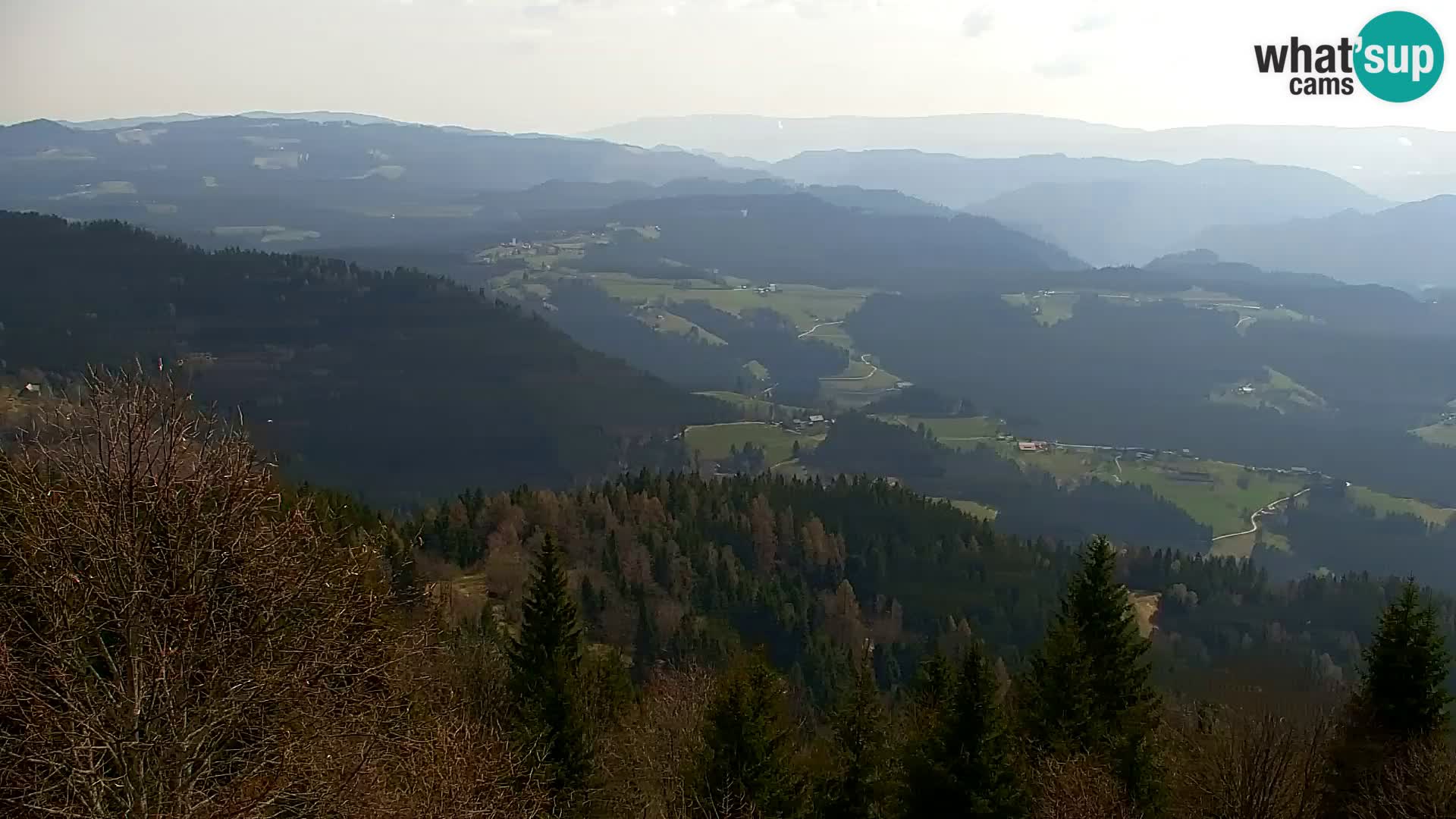 Webcam Kapunar | Monte Kapuna hacia Austria y Pohorje