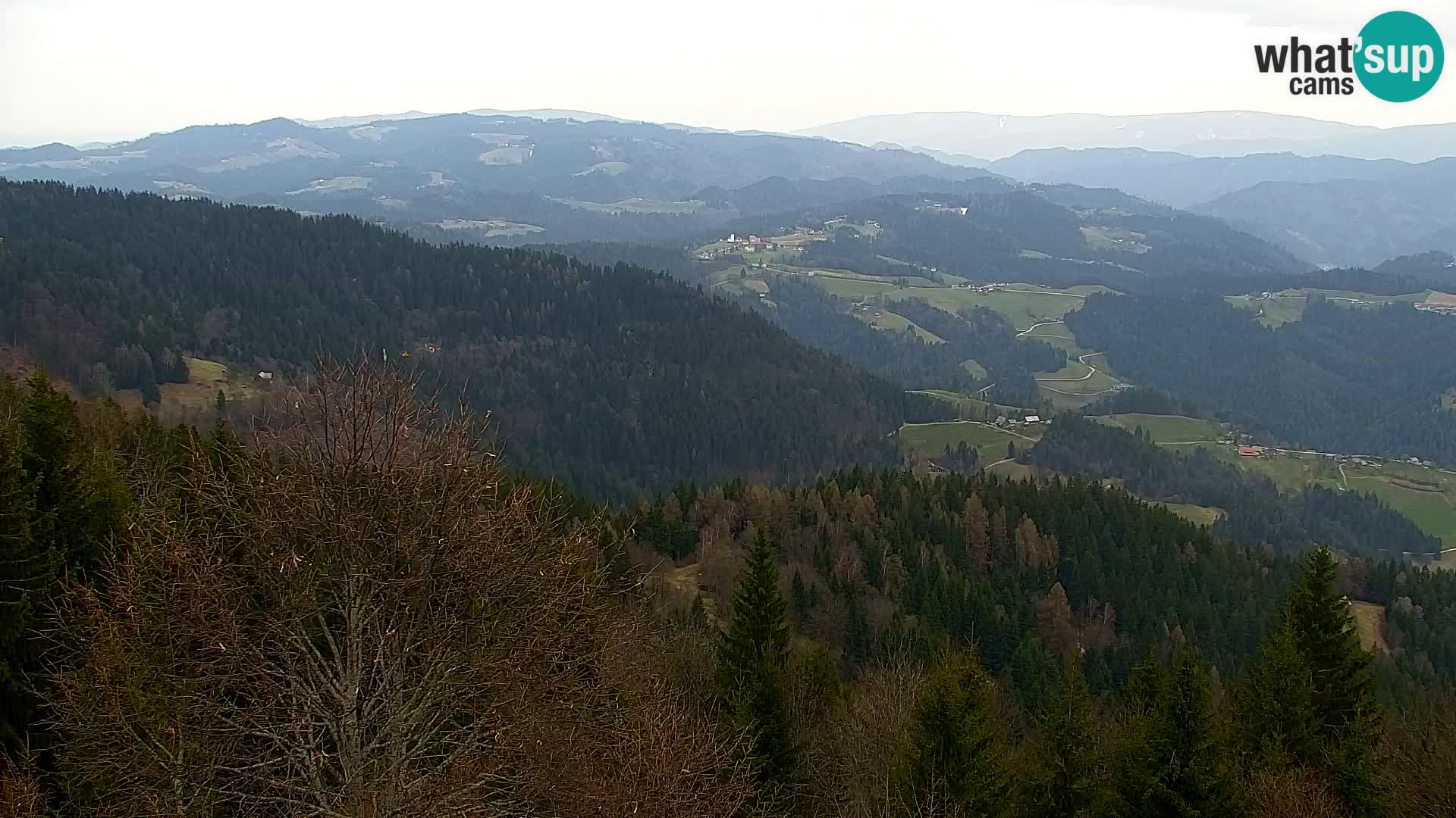 Webcam Kapunar | Monte Kapuna hacia Austria y Pohorje