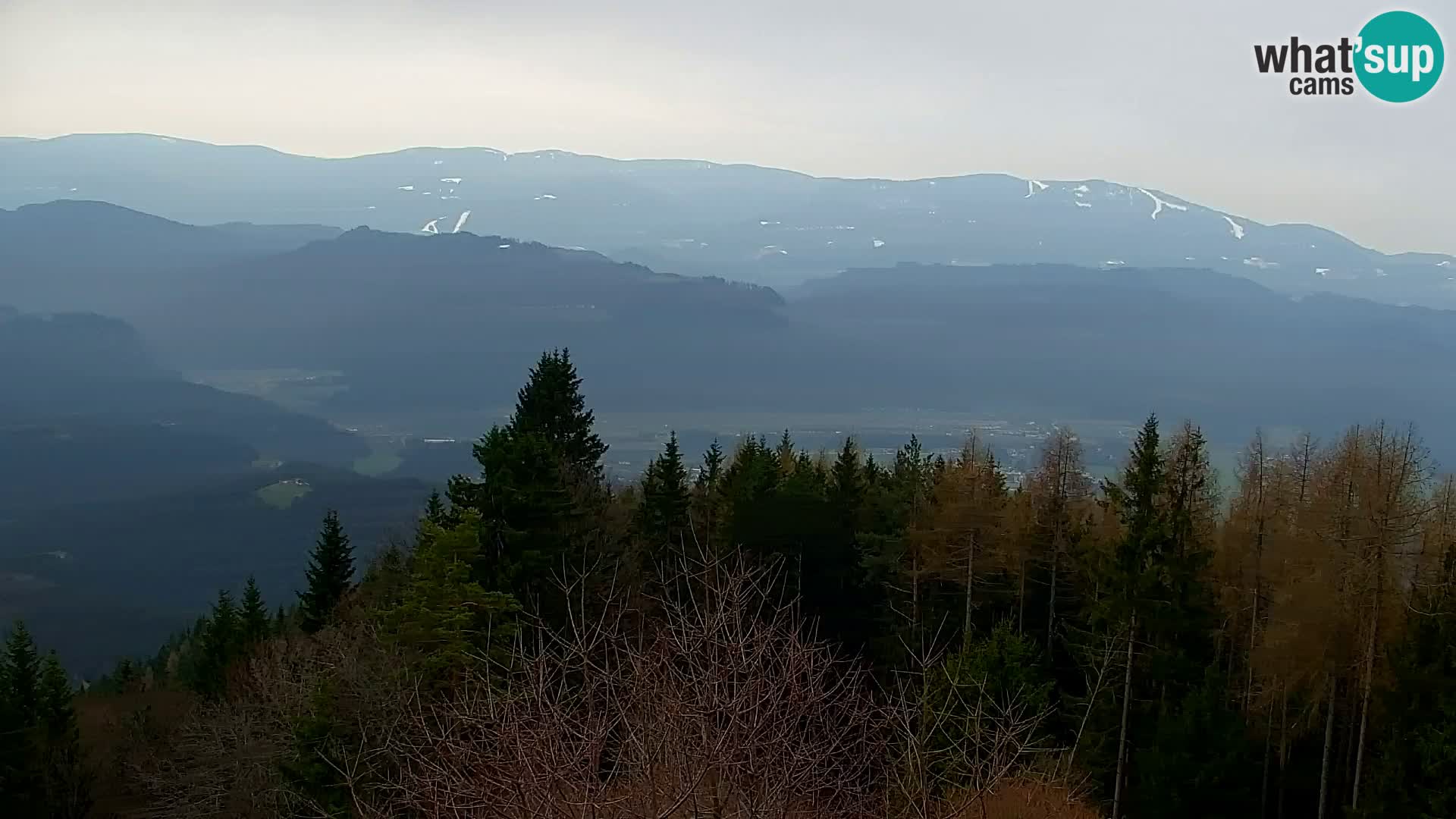 Webcam Kapunar | Monte Kapuna hacia Austria y Pohorje