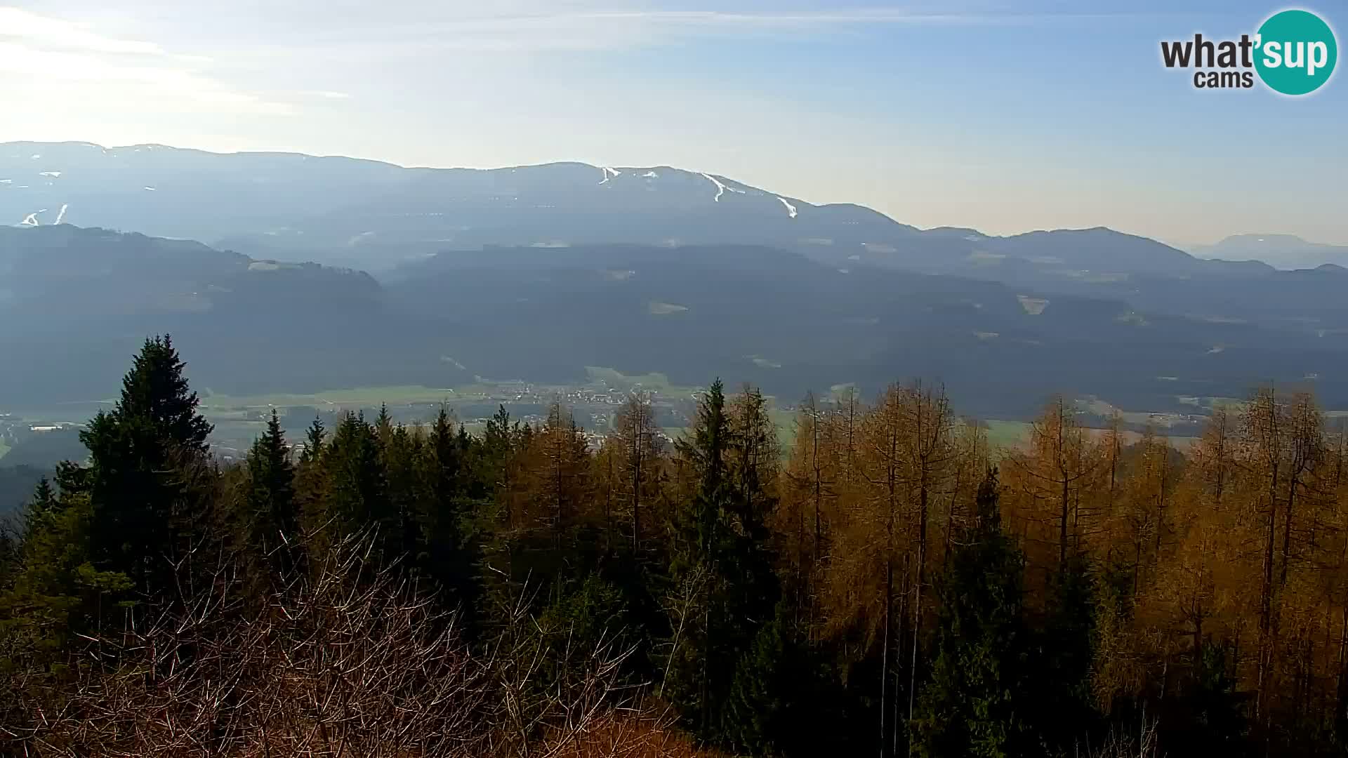 Webcam Kapunar | Monte Kapuna hacia Austria y Pohorje
