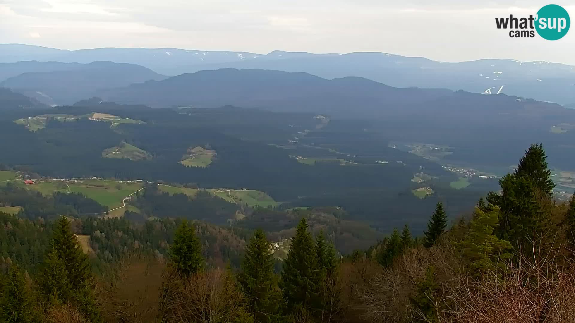 Webcam Kapunar | Monte Kapuna hacia Austria y Pohorje