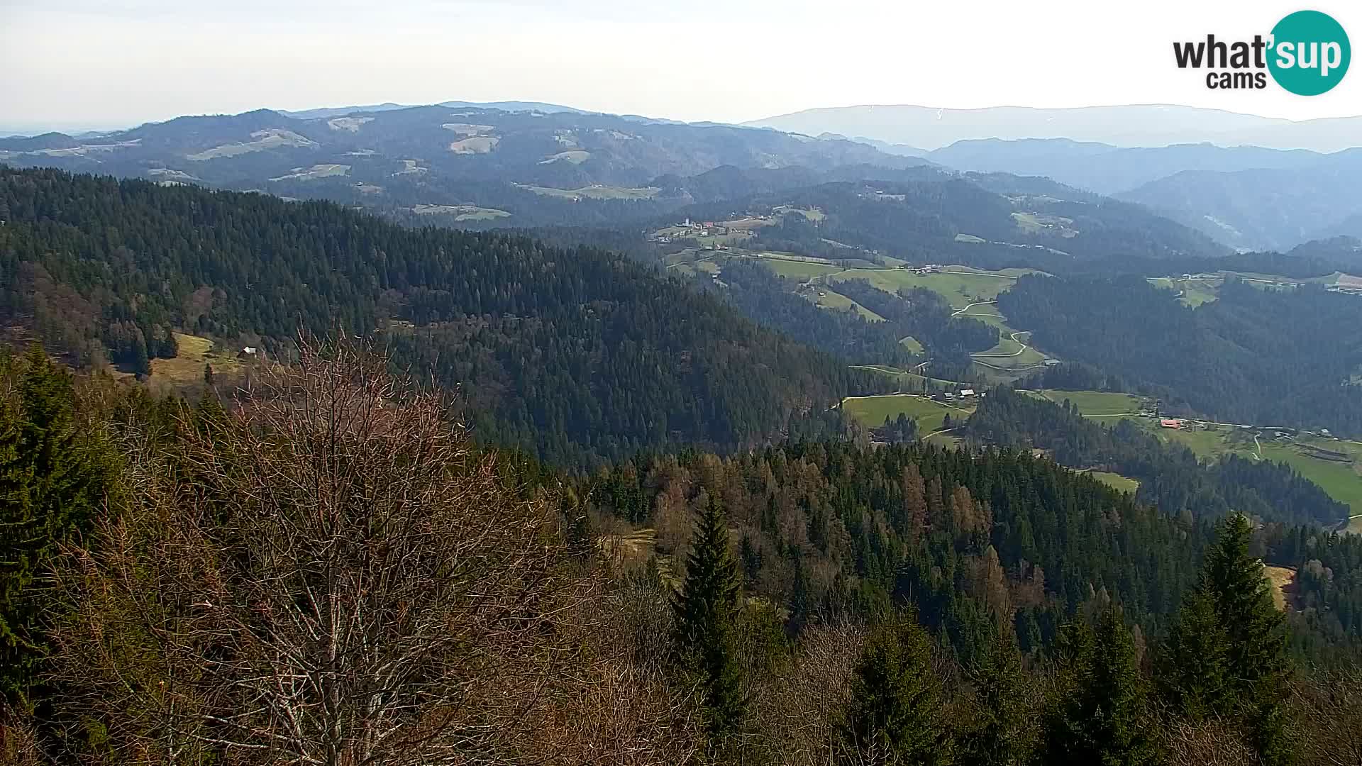 Webcam Kapunar | Monte Kapuna hacia Austria y Pohorje