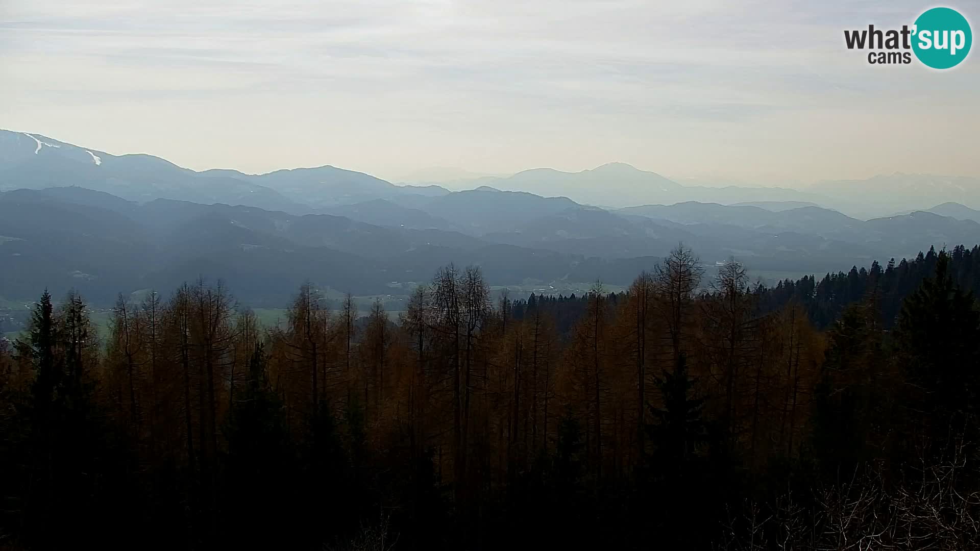 Webcam Kapunar | Monte Kapuna hacia Austria y Pohorje