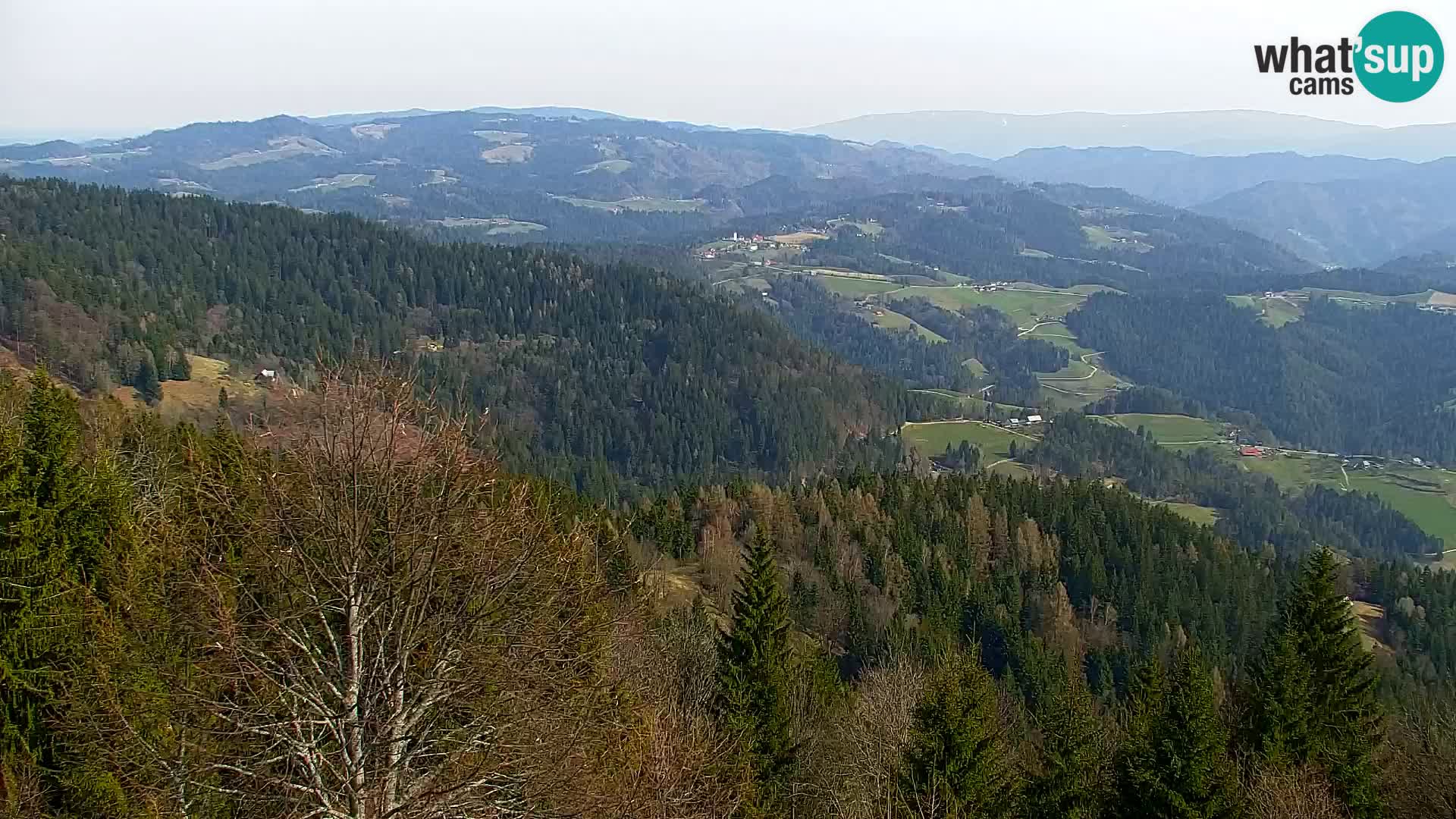 Webcam Kapunar | Monte Kapuna hacia Austria y Pohorje