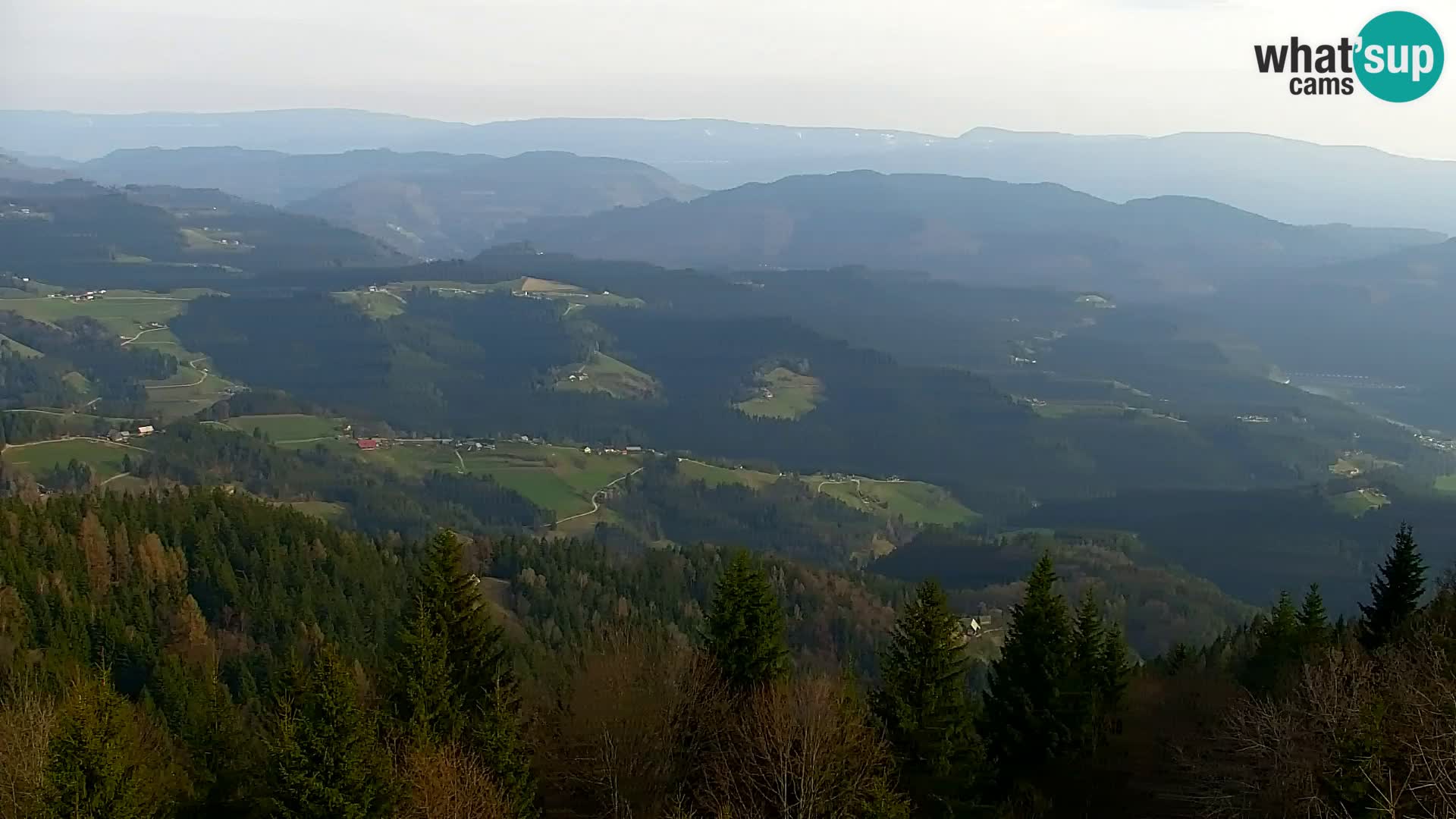 Webcam Kapunar | Monte Kapuna hacia Austria y Pohorje