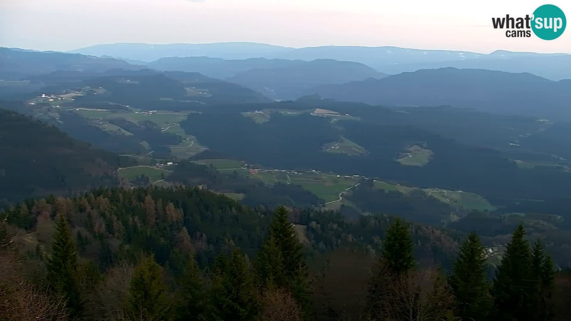 Webcam Kapunar | Monte Kapuna hacia Austria y Pohorje