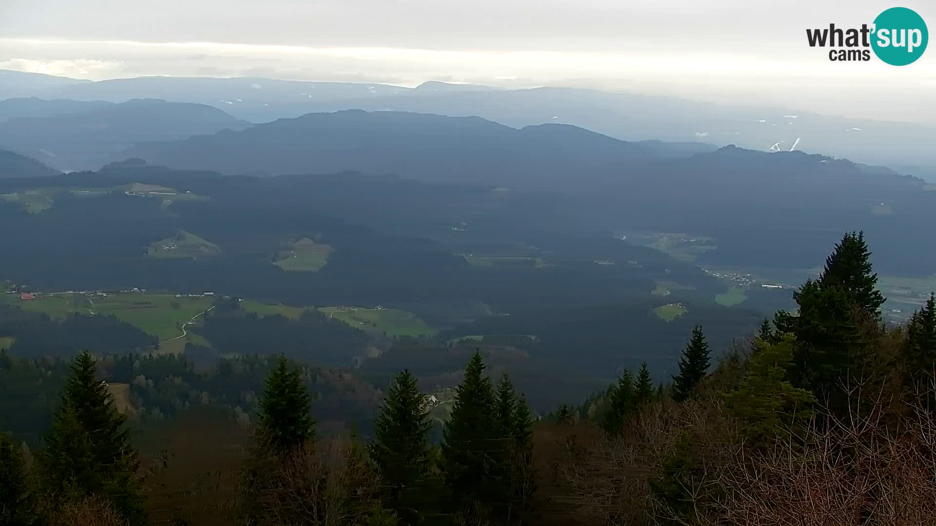 Webcam Kapunar | Monte Kapuna hacia Austria y Pohorje