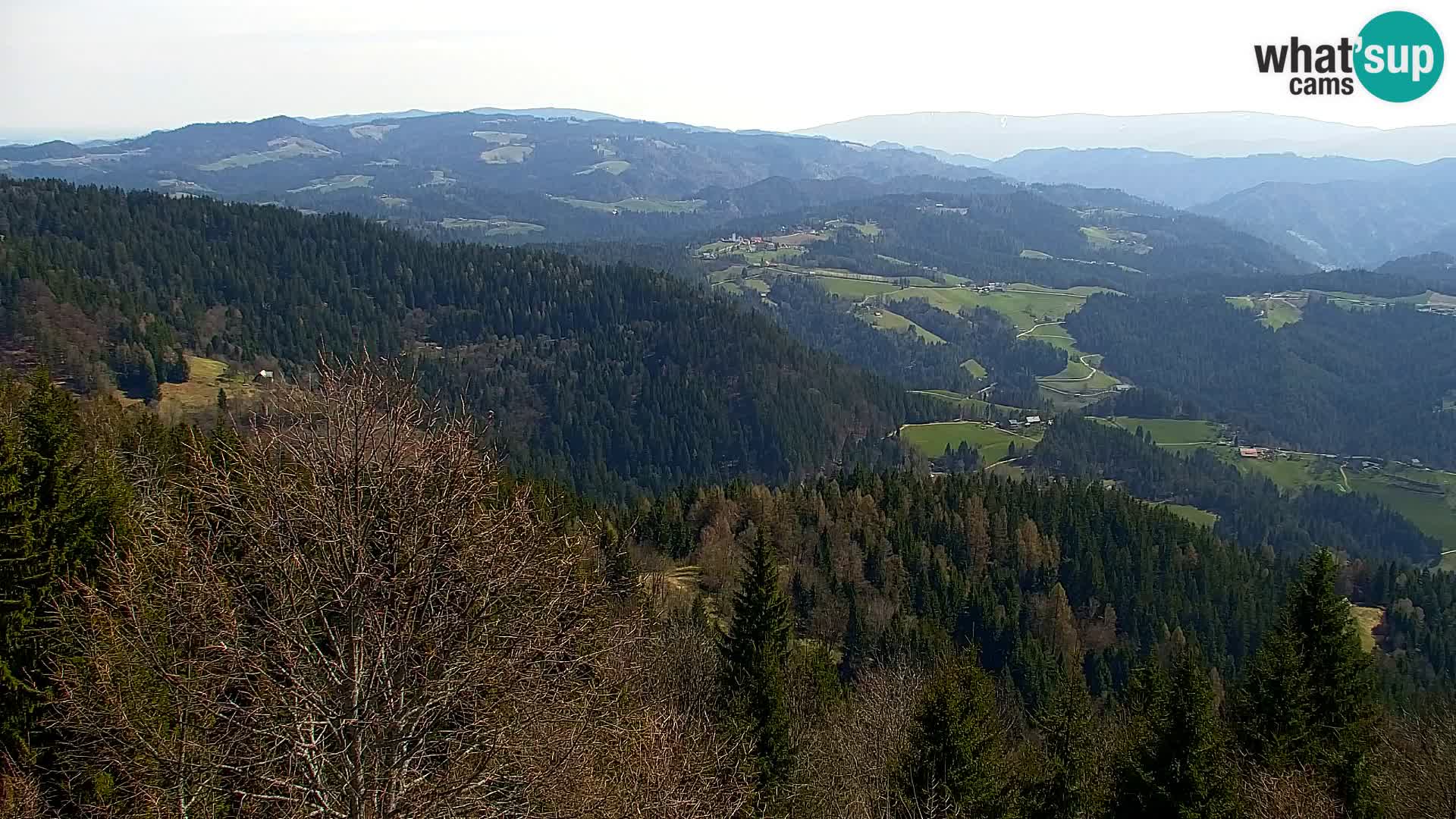 Webcam Kapunar | Monte Kapuna hacia Austria y Pohorje