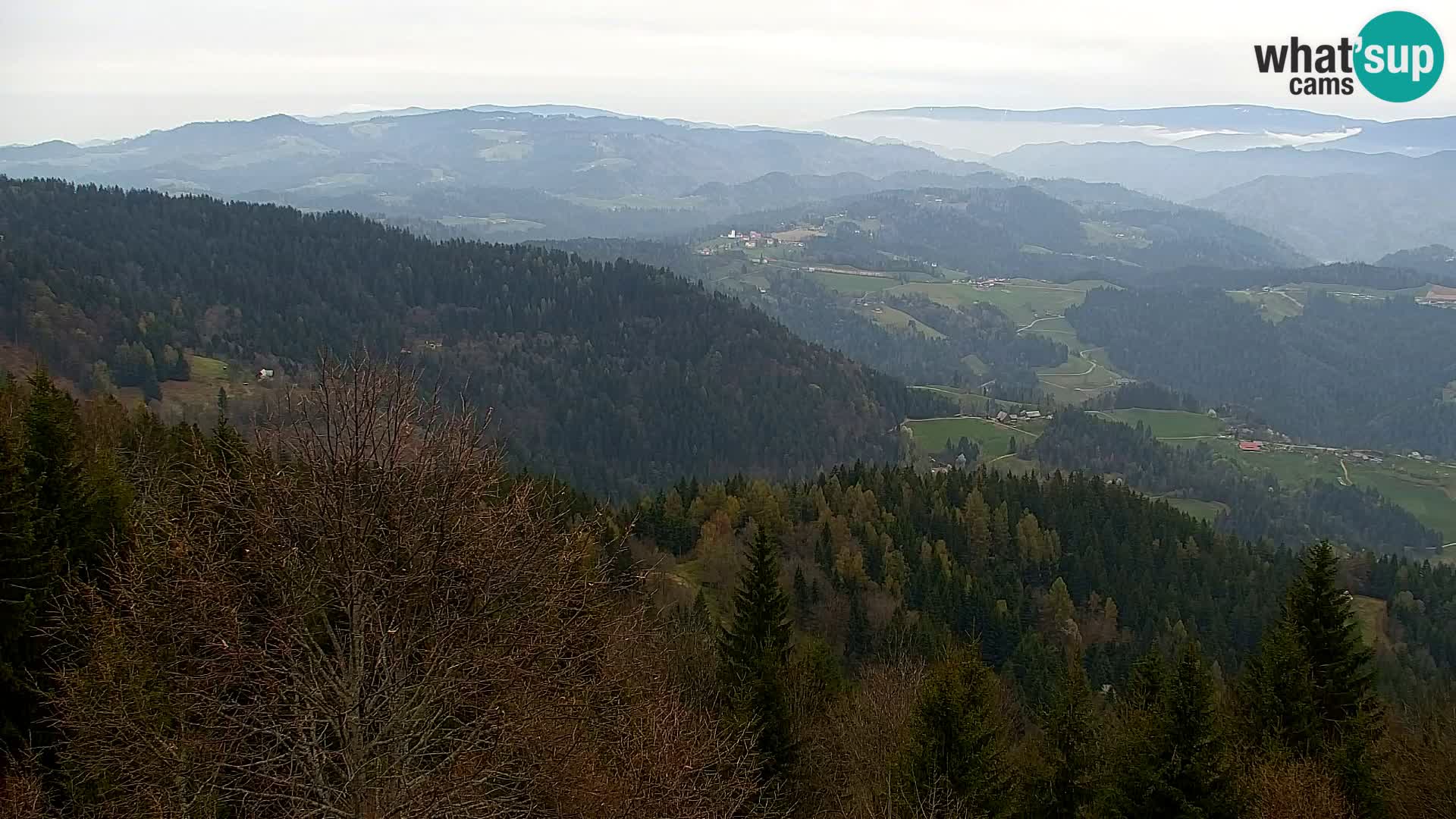 Webcam Kapunar | Monte Kapuna hacia Austria y Pohorje