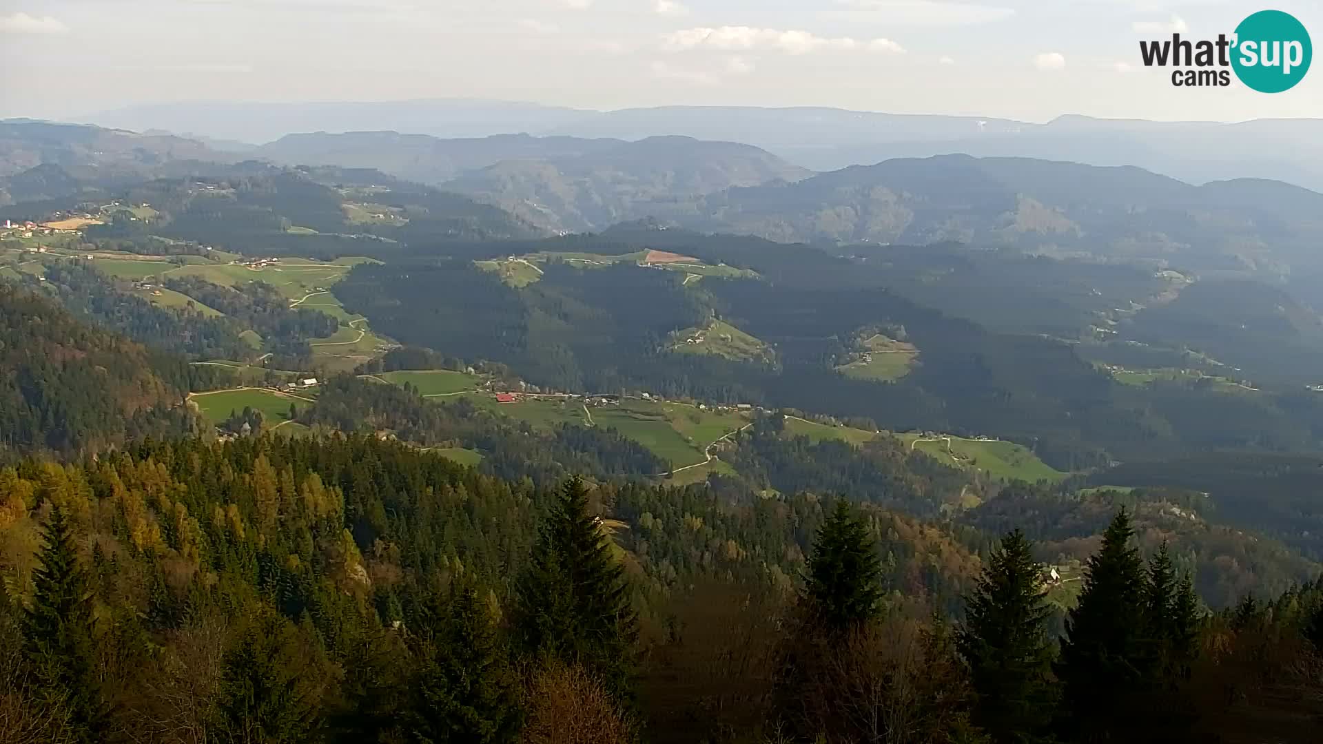 Webcam Kapunar | Monte Kapuna hacia Austria y Pohorje