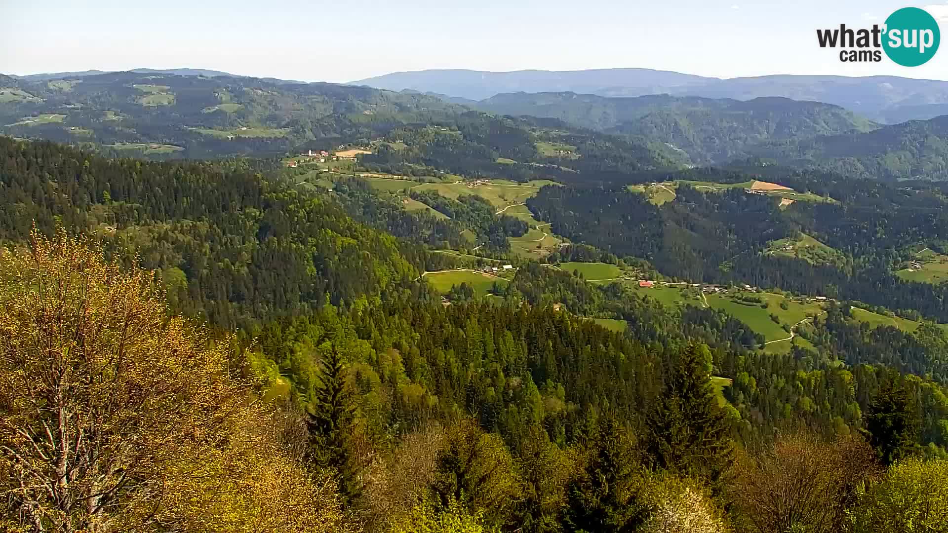 Webcam Kapunar | Monte Kapuna hacia Austria y Pohorje