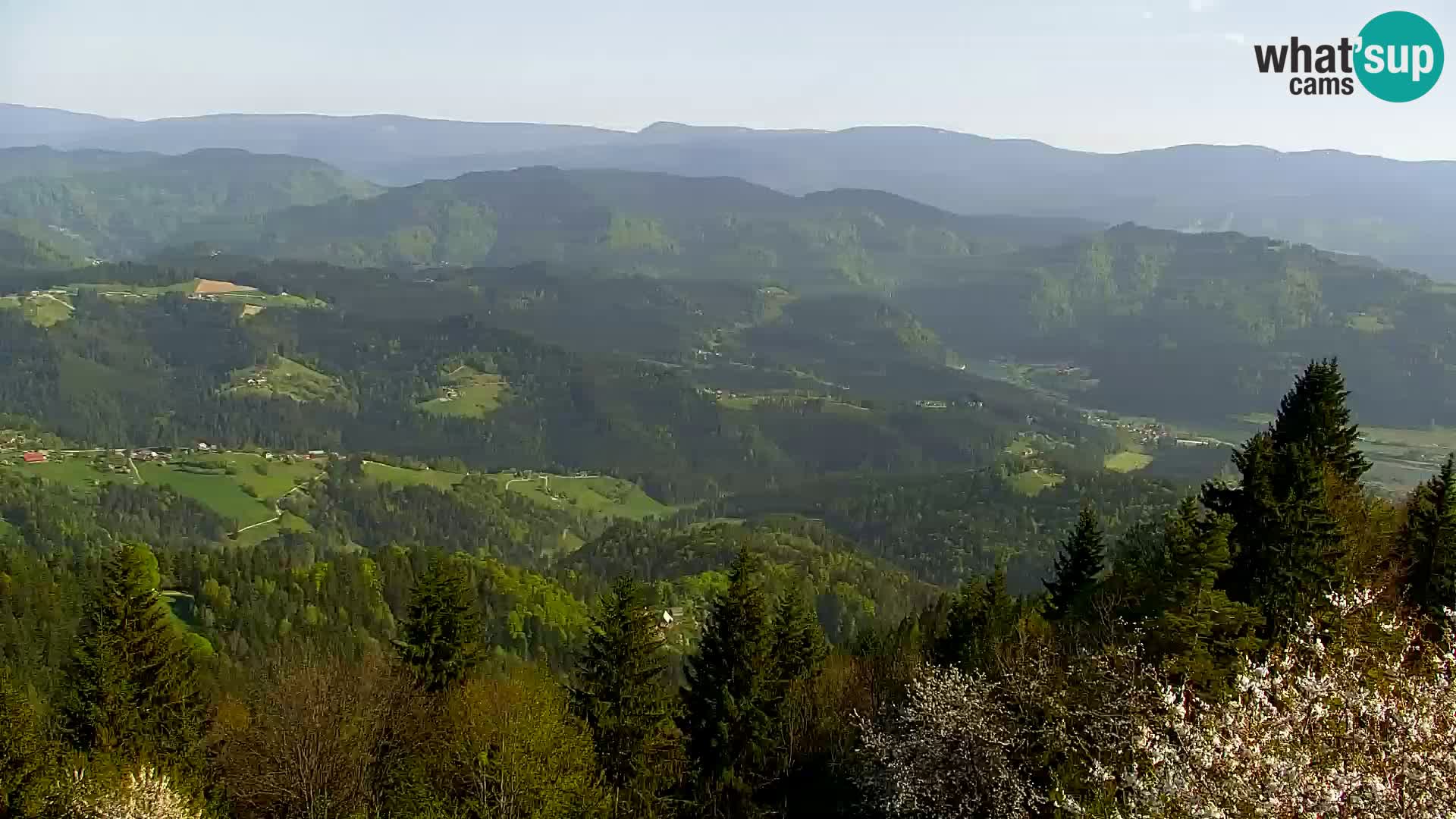 Webcam Kapunar | Monte Kapuna hacia Austria y Pohorje