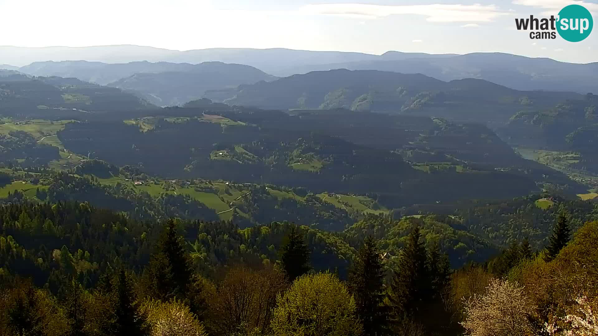 Webcam Kapunar | Monte Kapuna hacia Austria y Pohorje