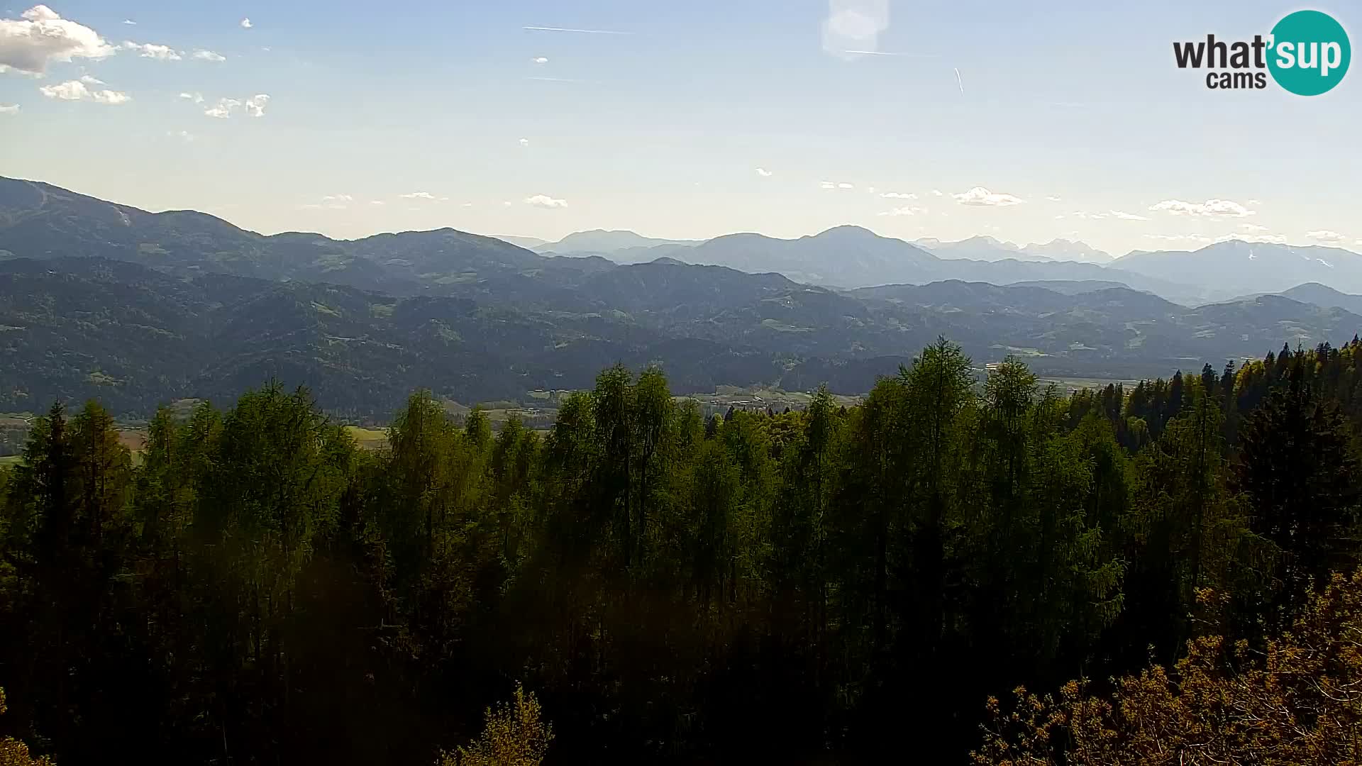 Webcam Kapunar | Monte Kapuna hacia Austria y Pohorje