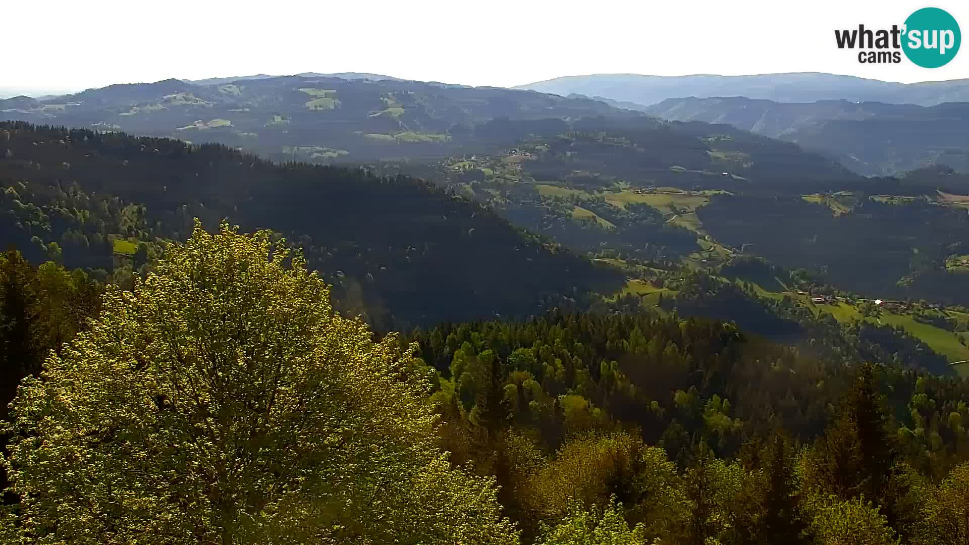 Webcam Kapunar | Monte Kapuna hacia Austria y Pohorje
